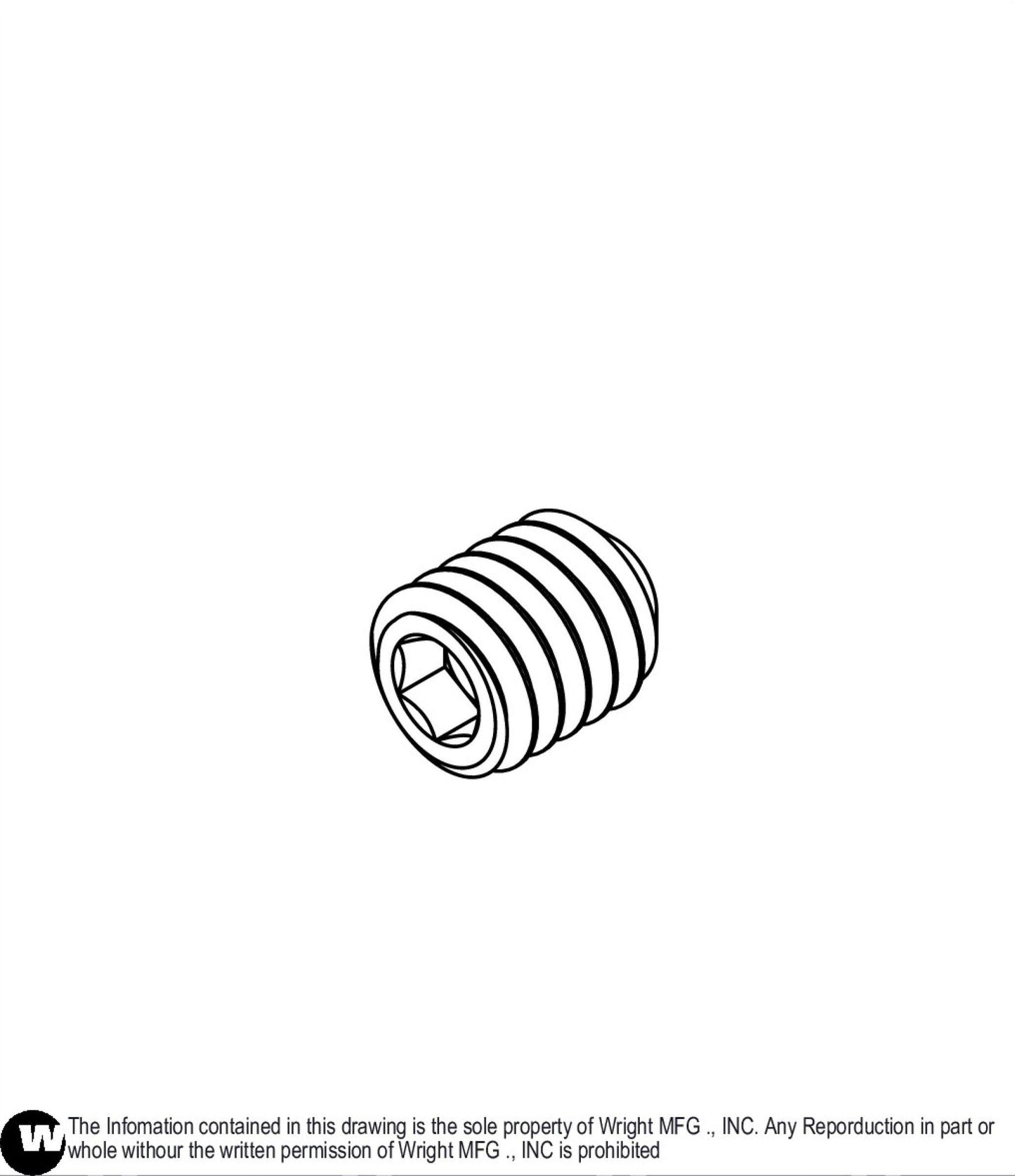 Pulley Setscrew 5/16-18 X 3/8 71410004.