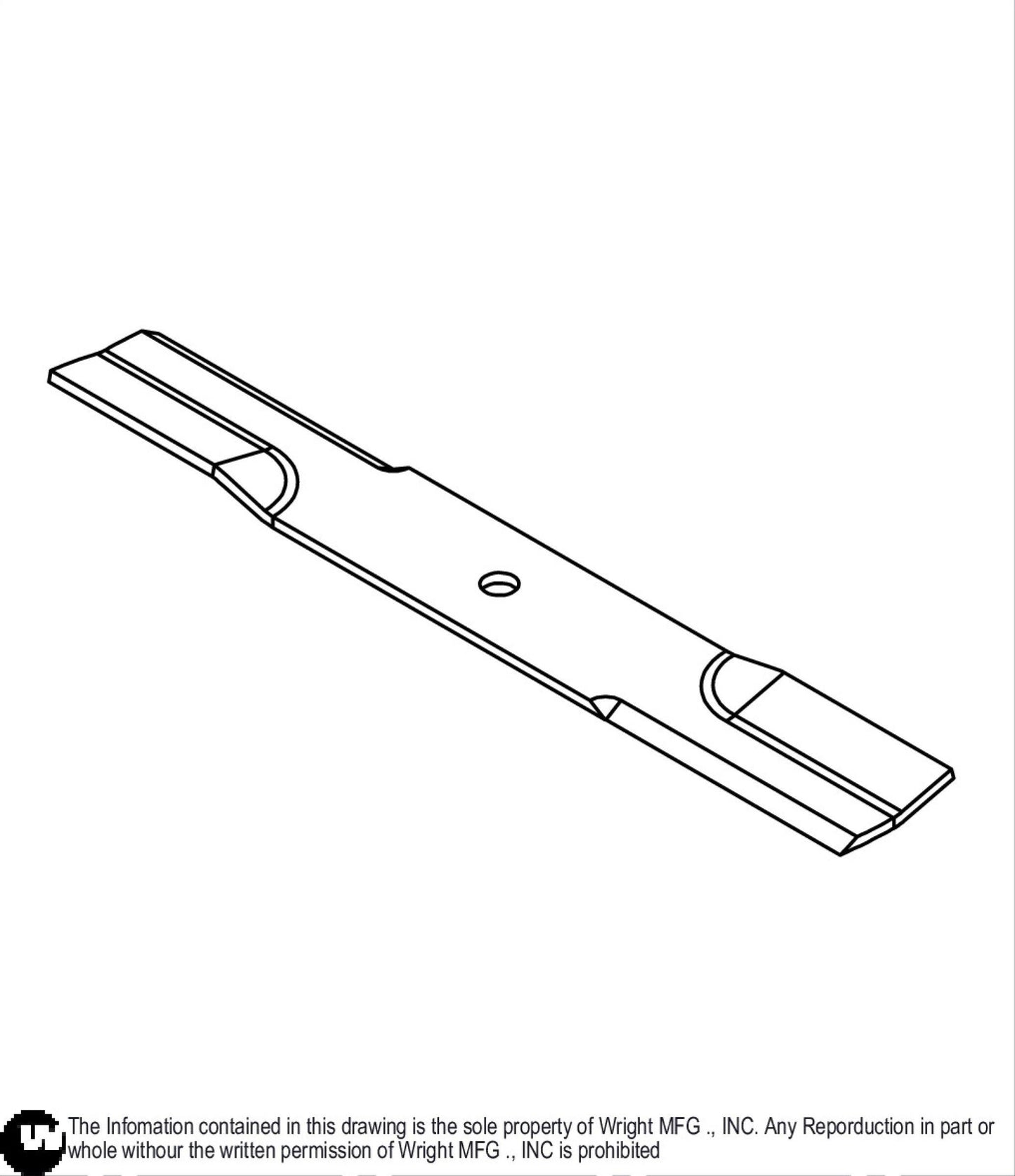 18 Inch Airfoil Low Lift Blade 71440012.
