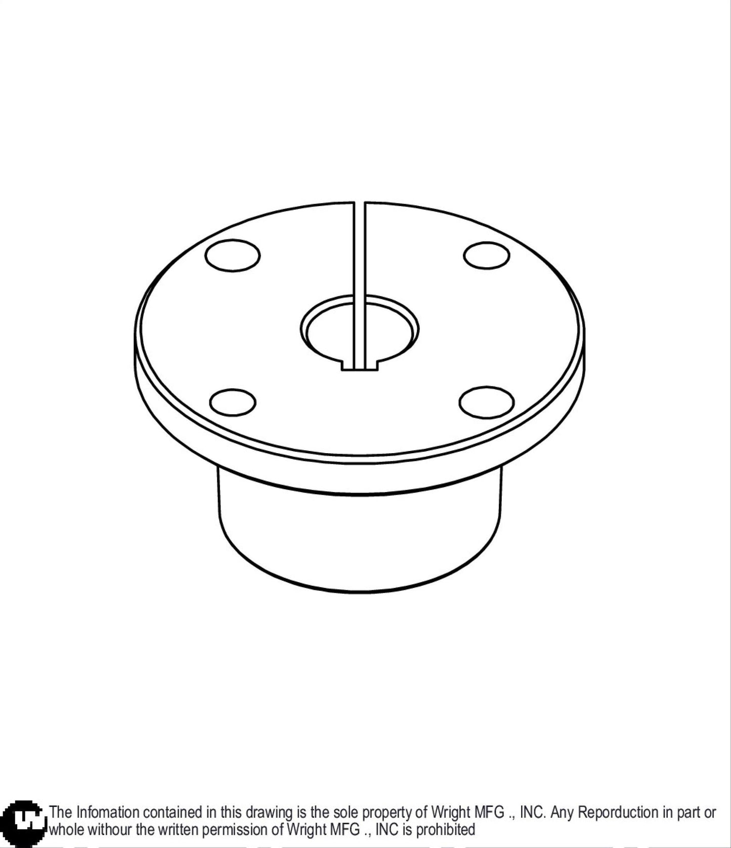 15MM Tapered Split Bushing 71460051.
