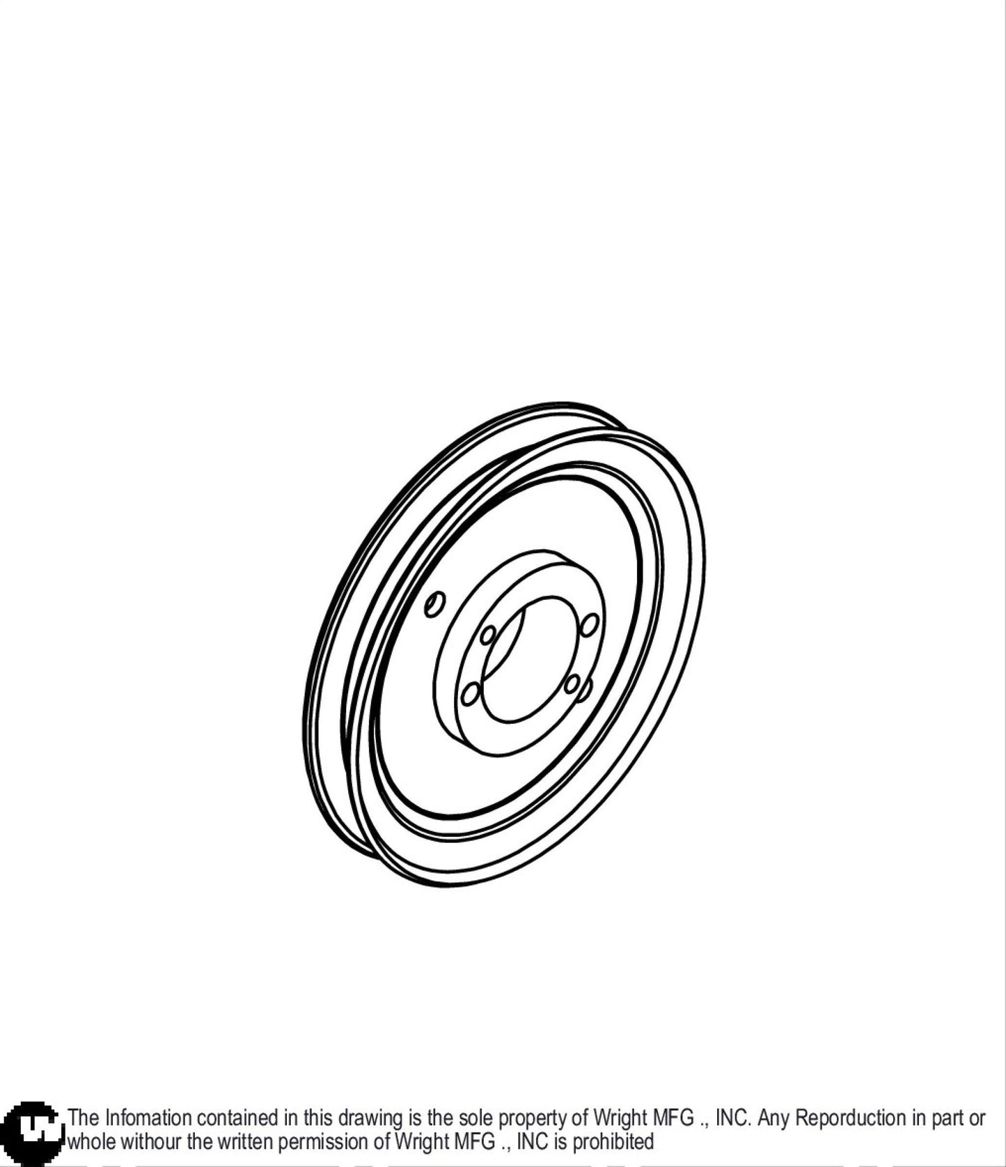Single Split B, H Bush X 6 Pulley 71460143.