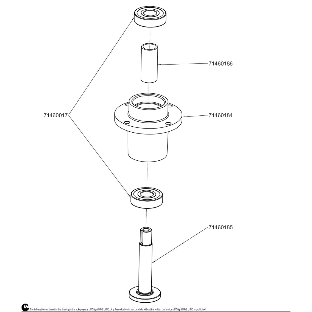 Bolt-On Spindle Assembly 71460183