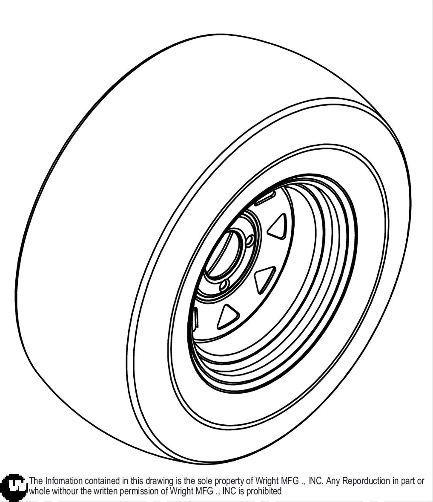 Rim Assembly W Tire 72410050.