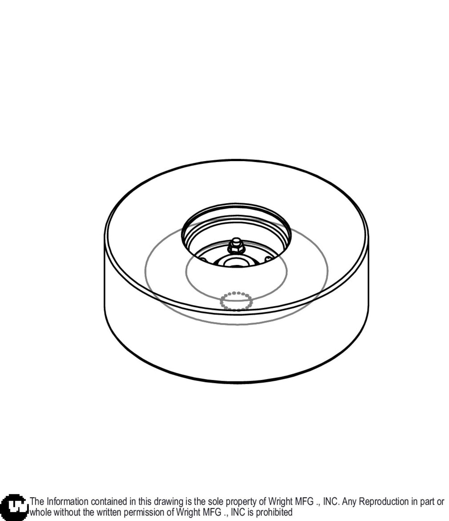 Offset X2 4.10/3.50-4 Wheel Assembly 72410084.