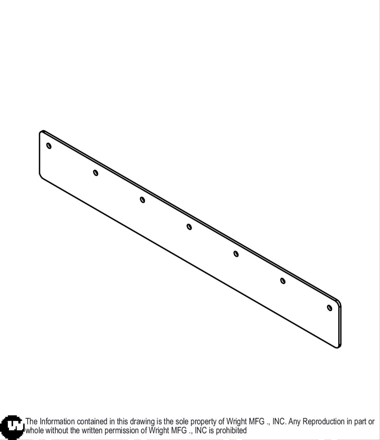 1/4 Rubber 48-RD Chute 76430002.