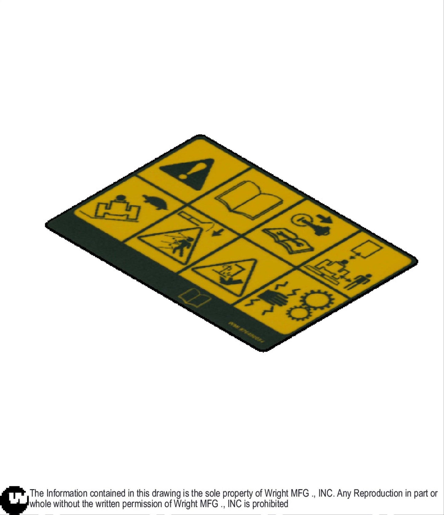 Sentar Small Left Dash Decal, CE 76490054.
