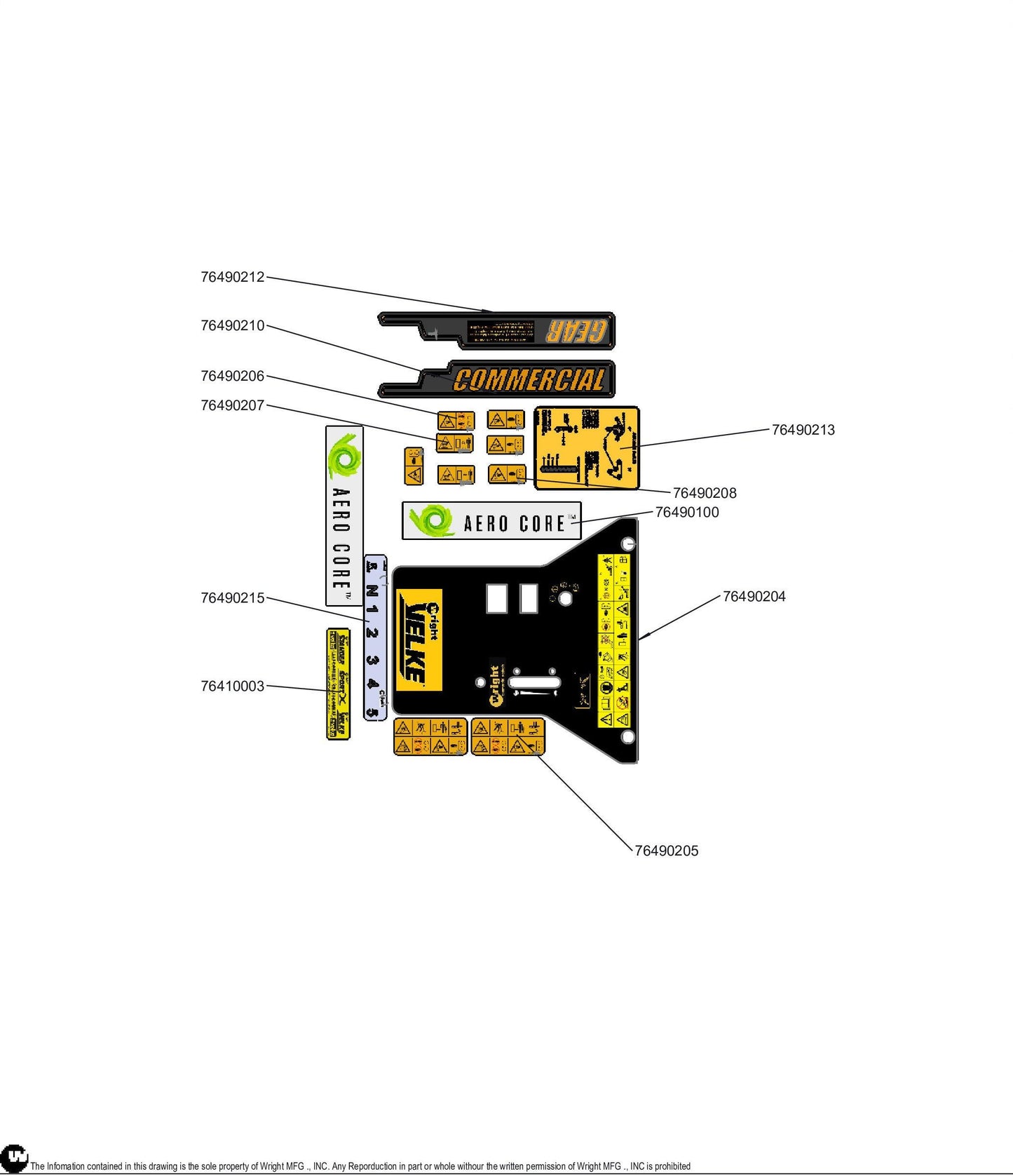 WVG2 Master Kit Decal 76490217.