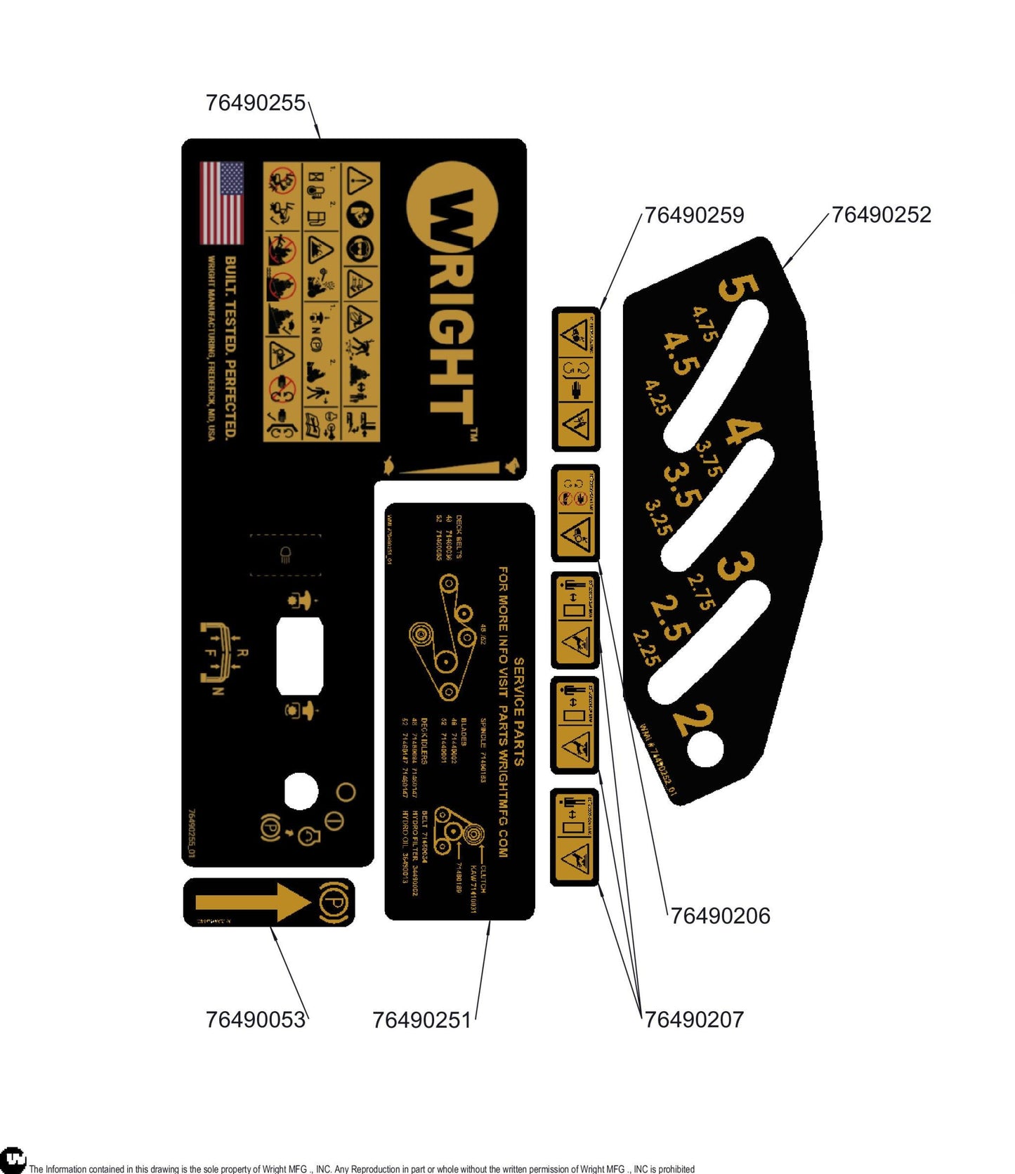 WSB Master Kit Decal 76490254.