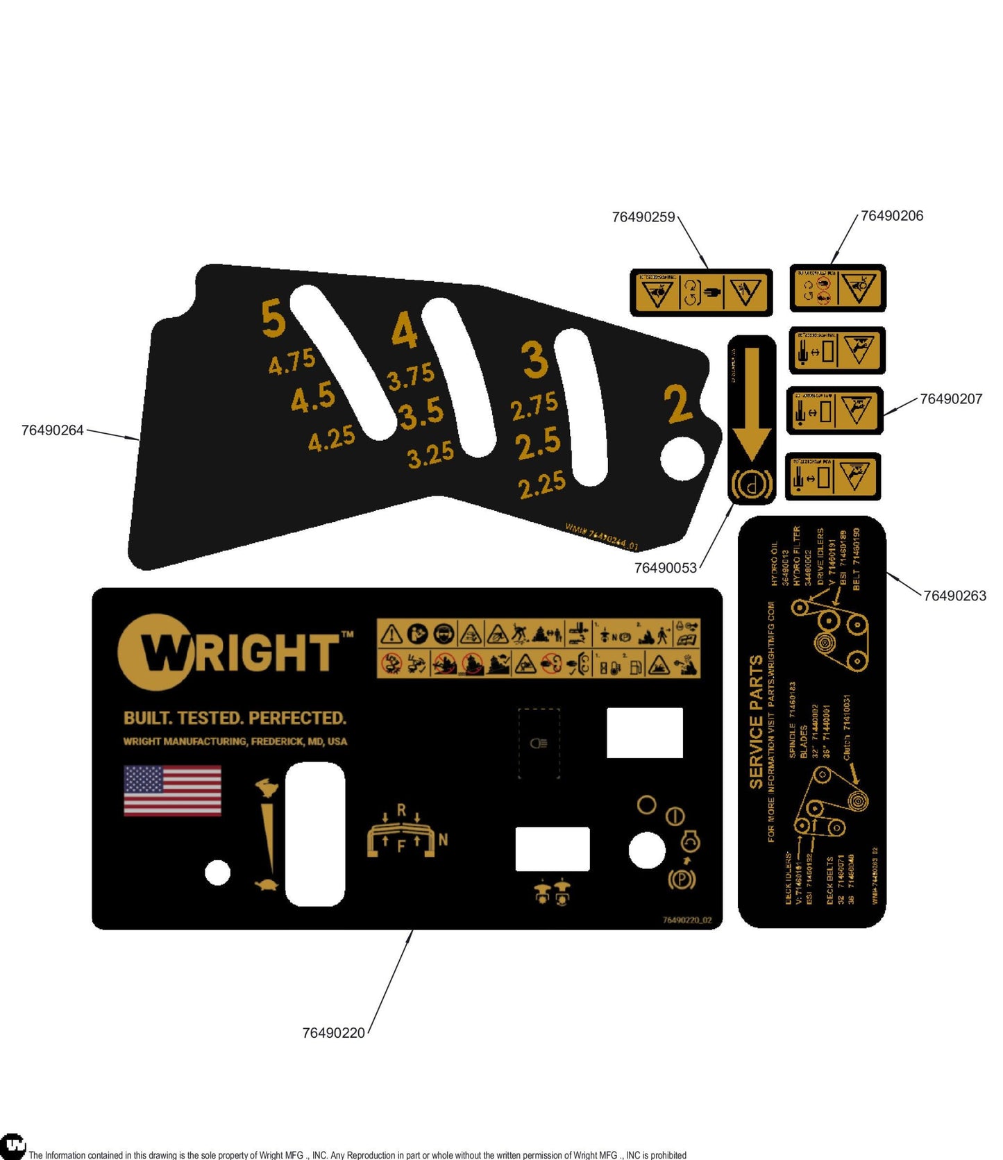 WSB 32/36 Master Kit Decal 76490265.