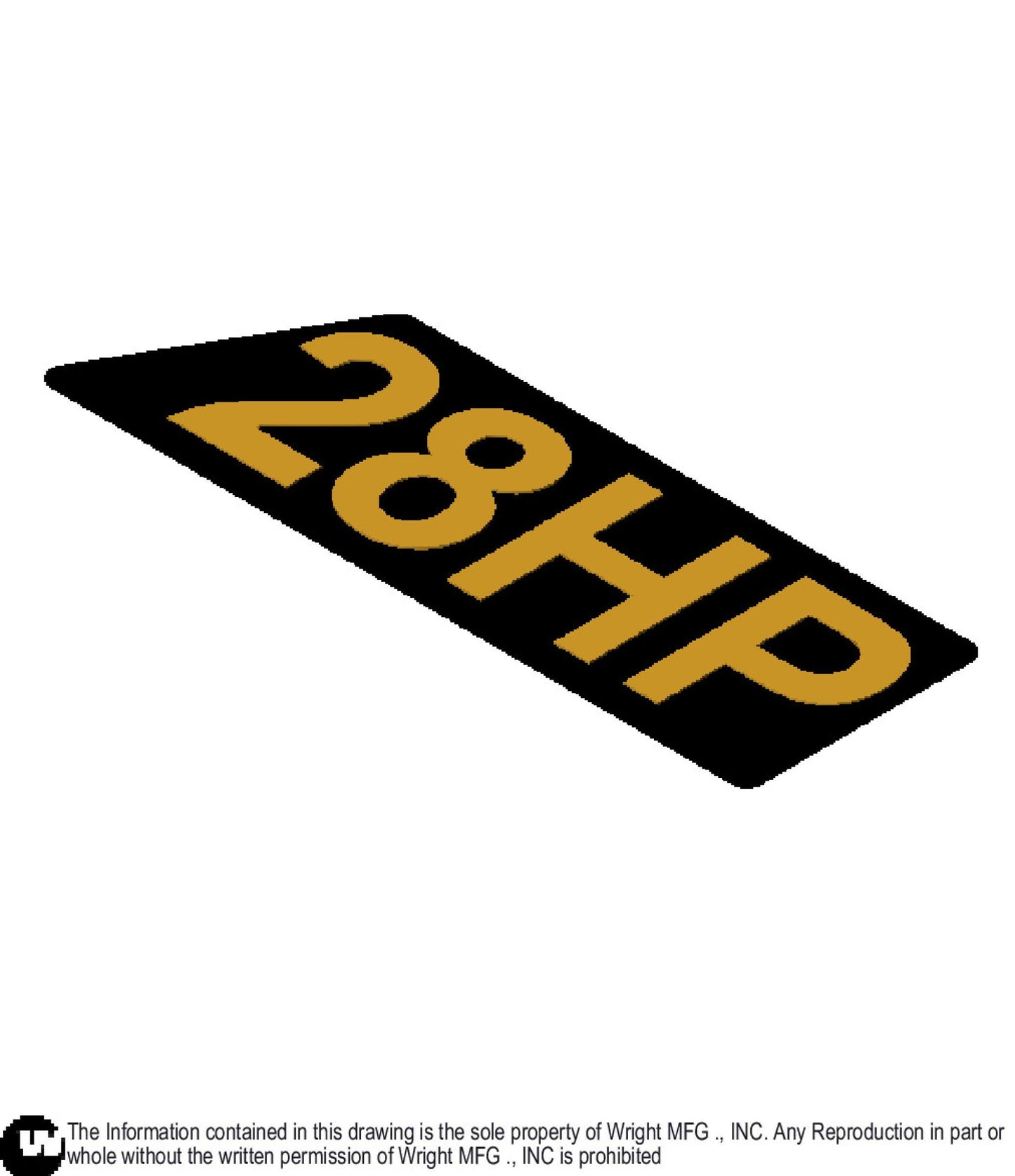 28 HP Decal 76490309.
