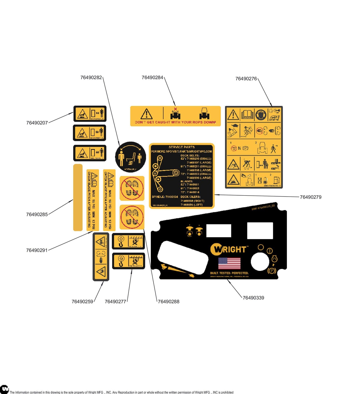 WZXT RT Throttle Master Kit Decal 76490346.