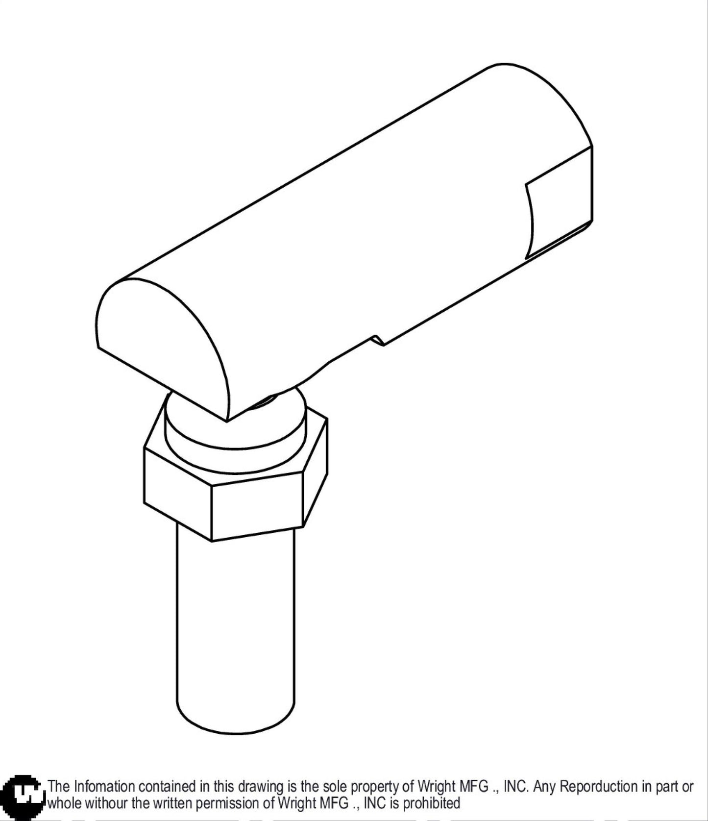 LH Thread Rod End Ball Joint 77410009.
