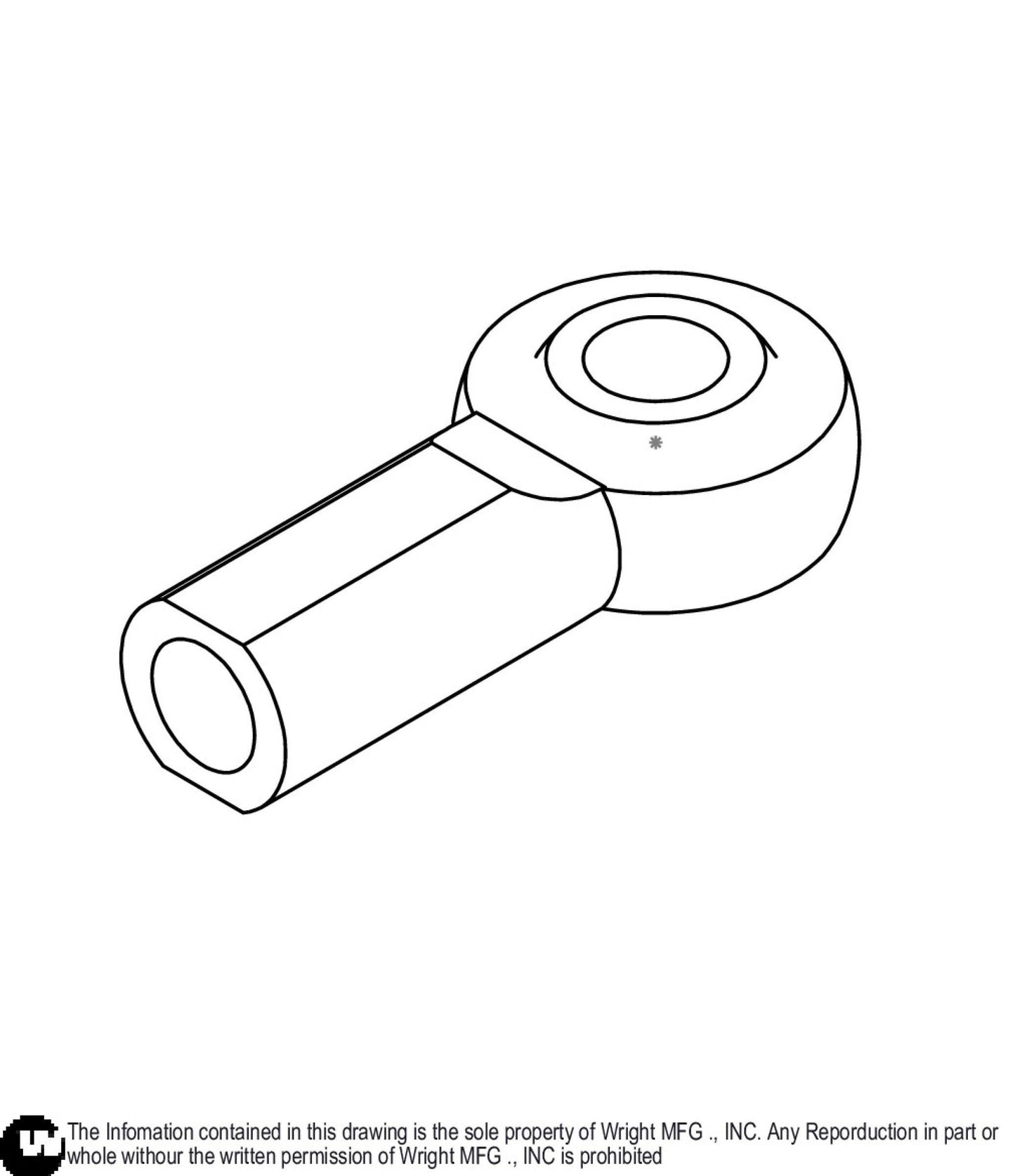 5/16-24 Rod End (F/F) 77410016.