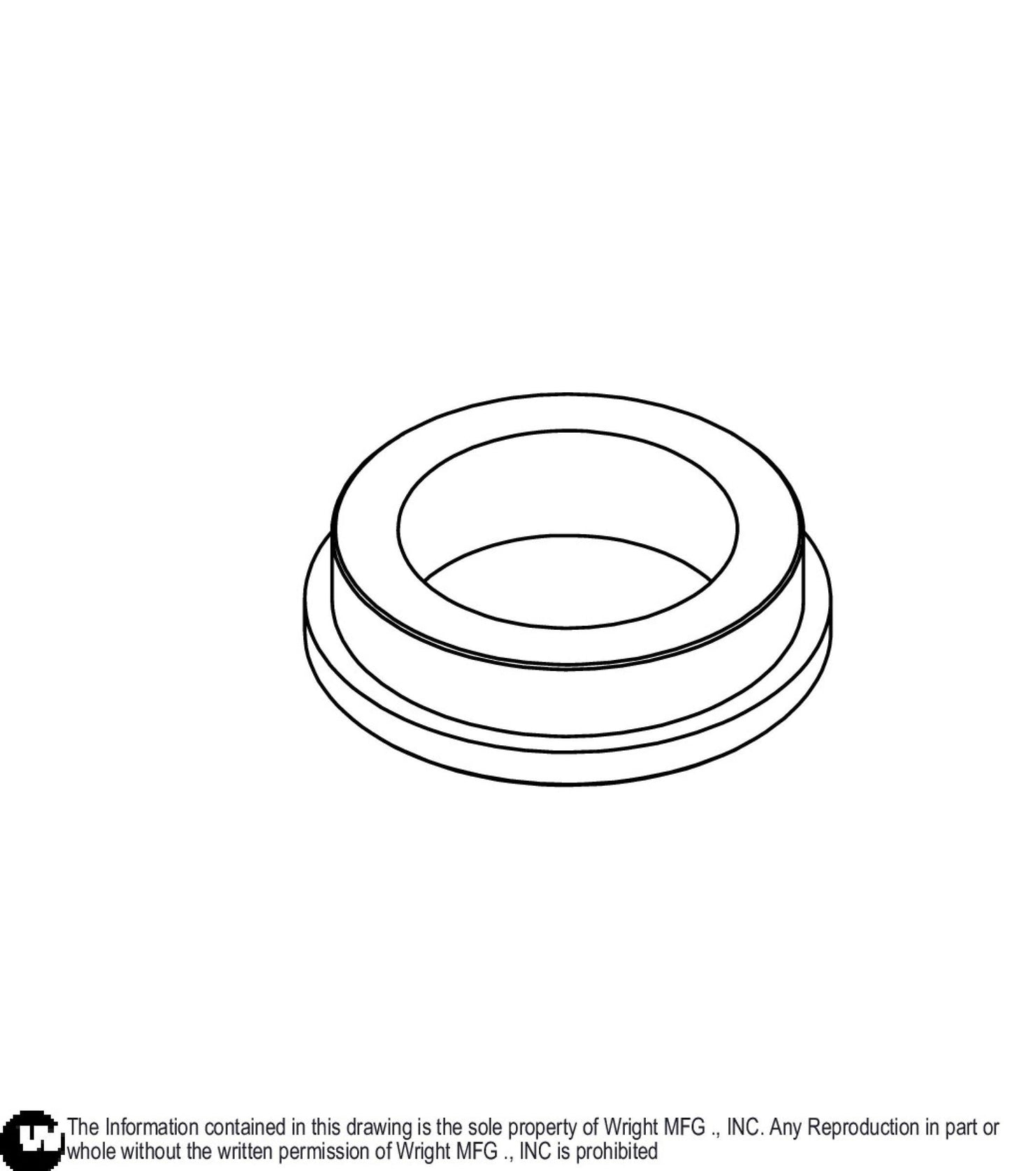 1 X 1 3/8 Bearing Retainer 77410030.