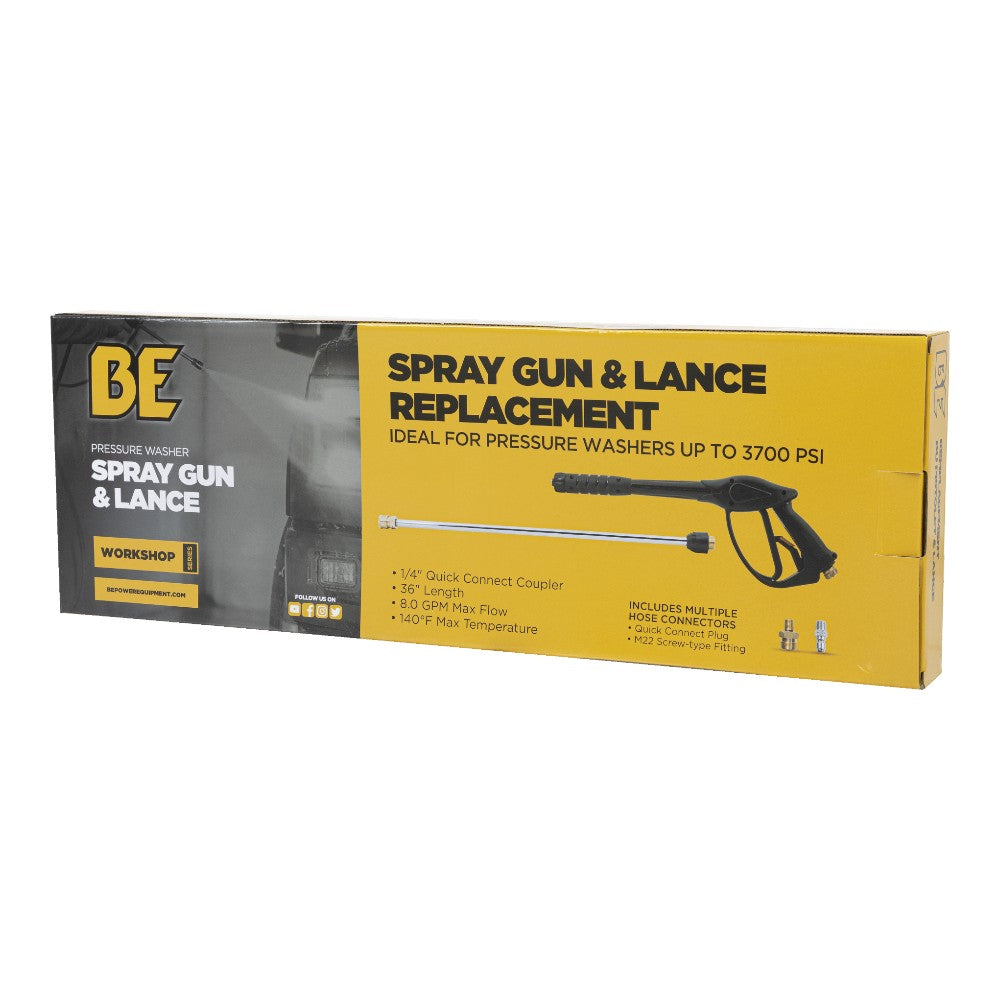 BE AL13 FNPT Spray Gun and Lance with Quick Connect and M22 (Boxed) 85.205.050