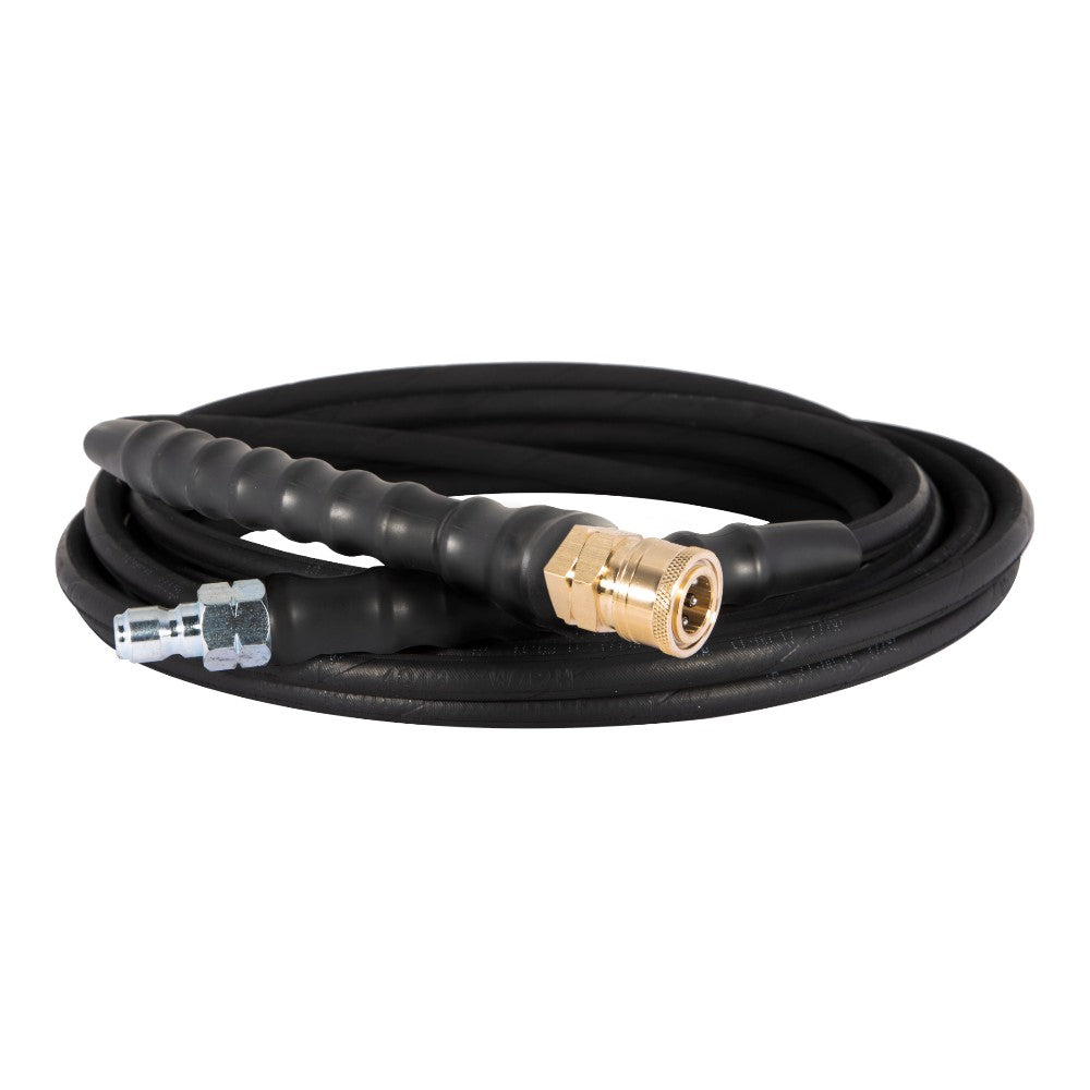 BE 1/4" x 25' Quick Connect Single-Braid Rubber Hose 85.225.228
