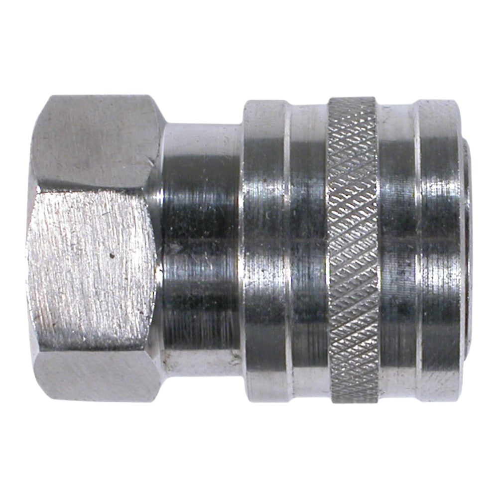 BE 1/4" Quick Connect FNPT Stainless Steel Coupler 85.300.102S