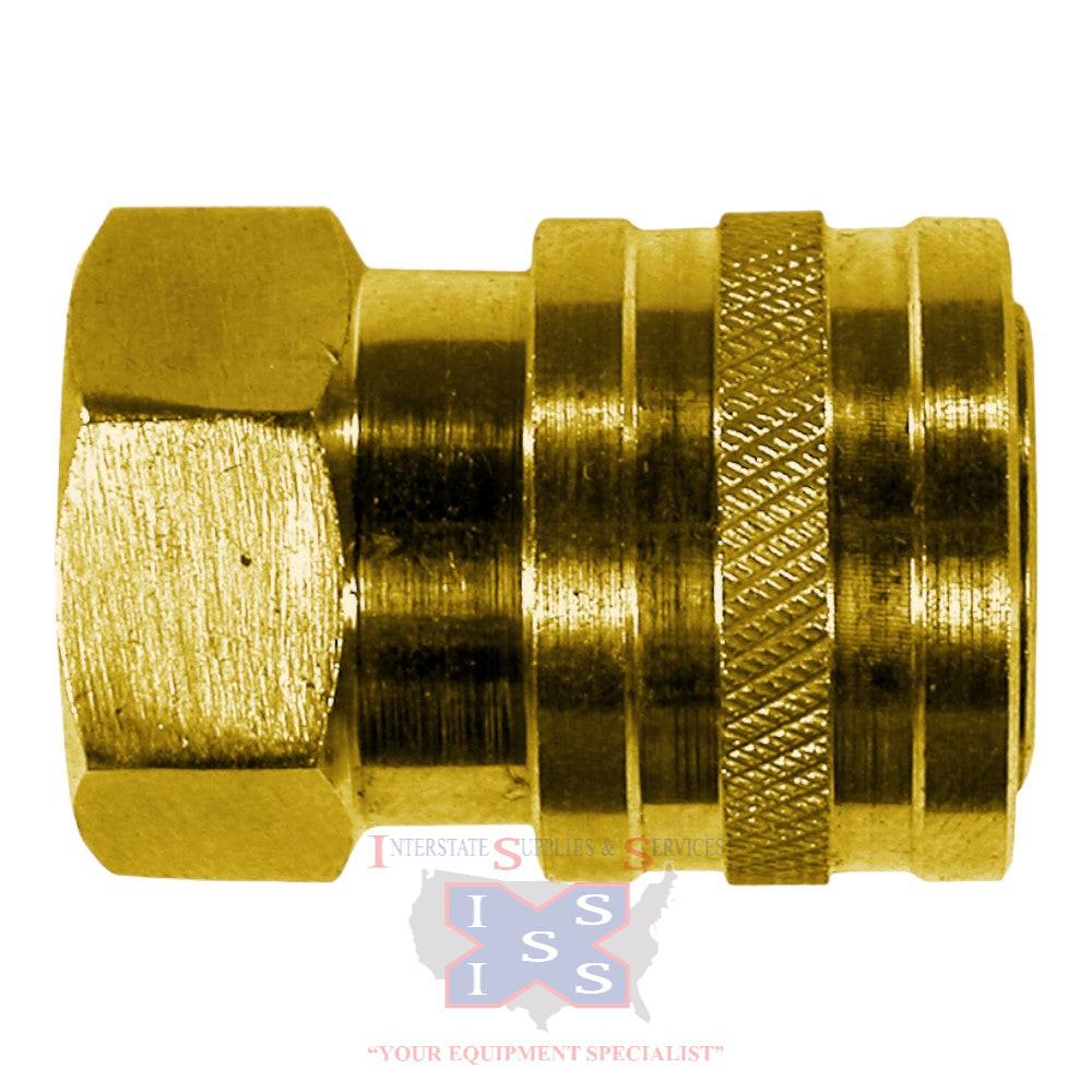 3/8", Q/C, FNPT, Brass Coupler.