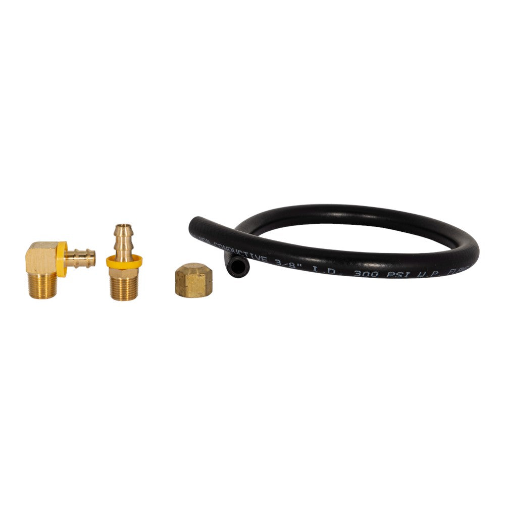 BE 3/8" Brass Oil Drain Hose 85.400.074