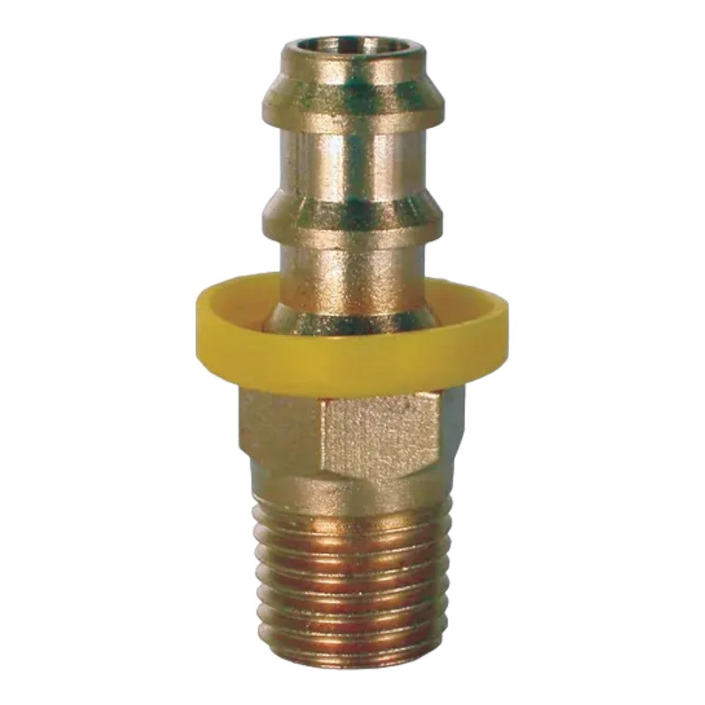 BE 3/8" x 1/4" MNPT Brass Hose Barb 85.710.046