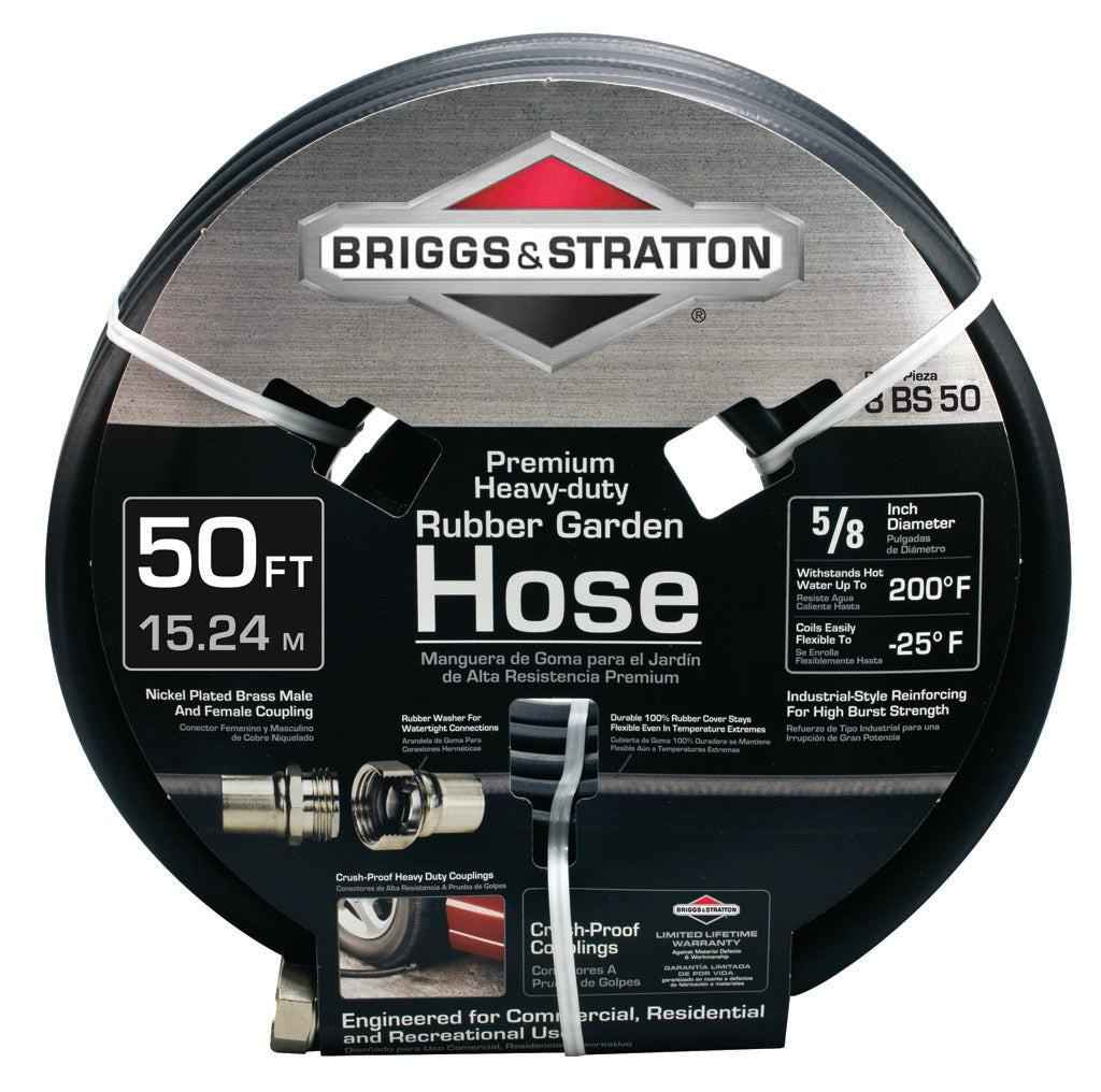 Briggs & Stratton 5/8 X 50' Rubber Garden Hose 8BS50