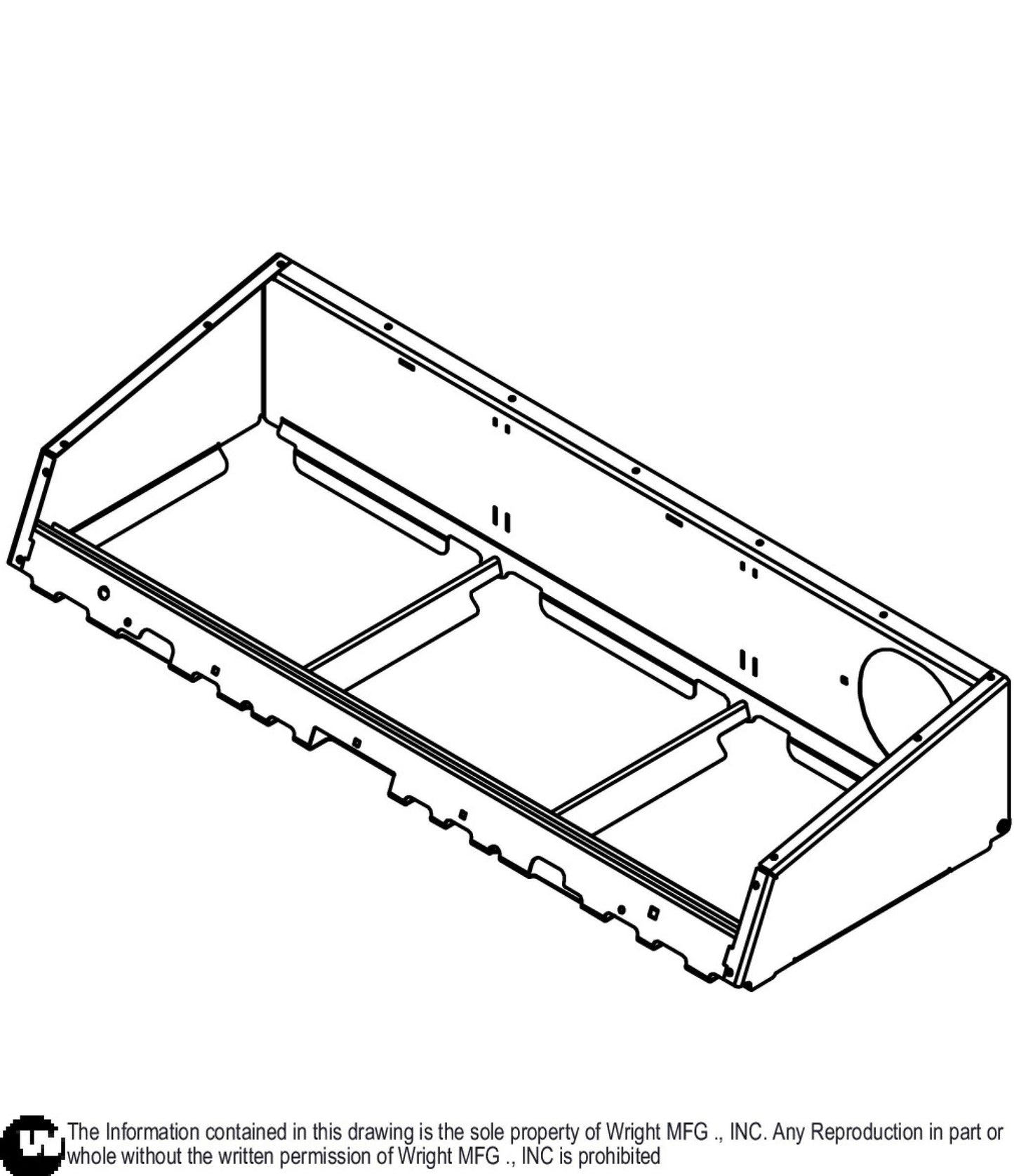 GCS 3 Bag Bagger Lid Weldment 91320001.