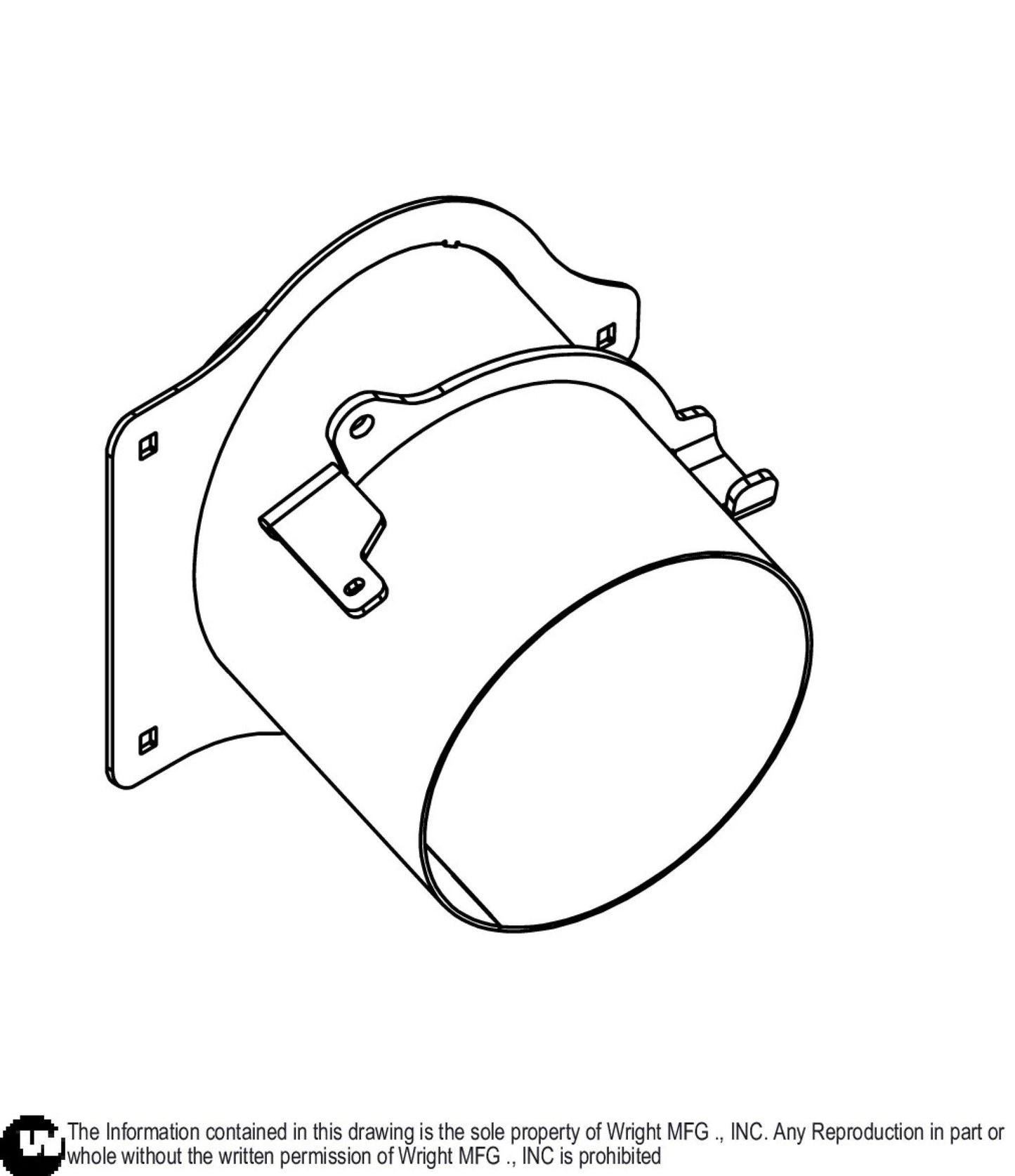 GCS 3 Bag Bagger Inlet Tube Weldment 91320003.
