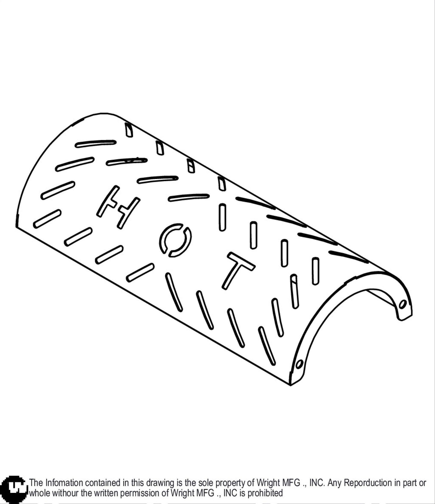 FX850 Kaw High Mount Heat Shield 91410447.