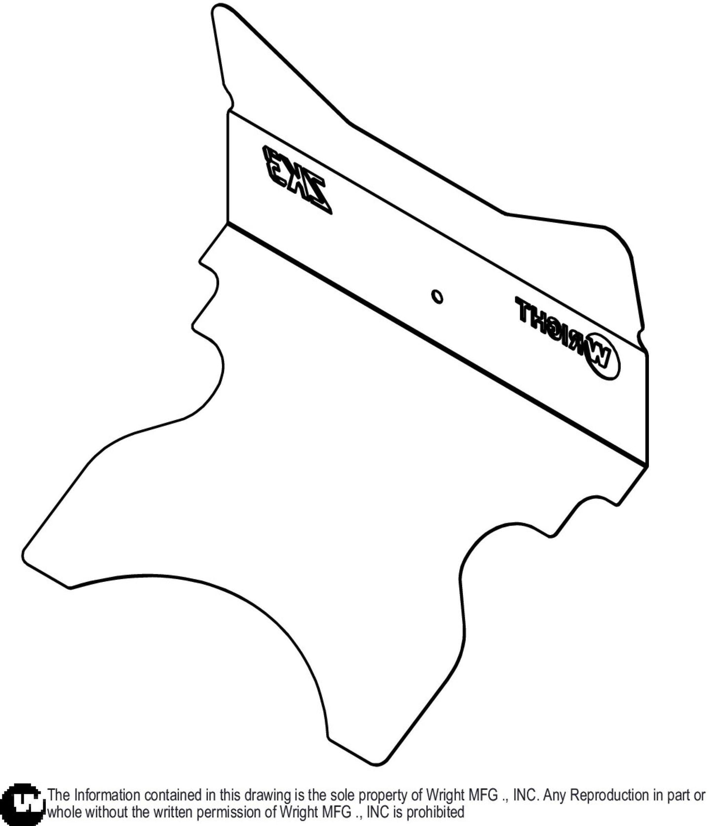 WSZK3 Toe Plate Cover 91410516.
