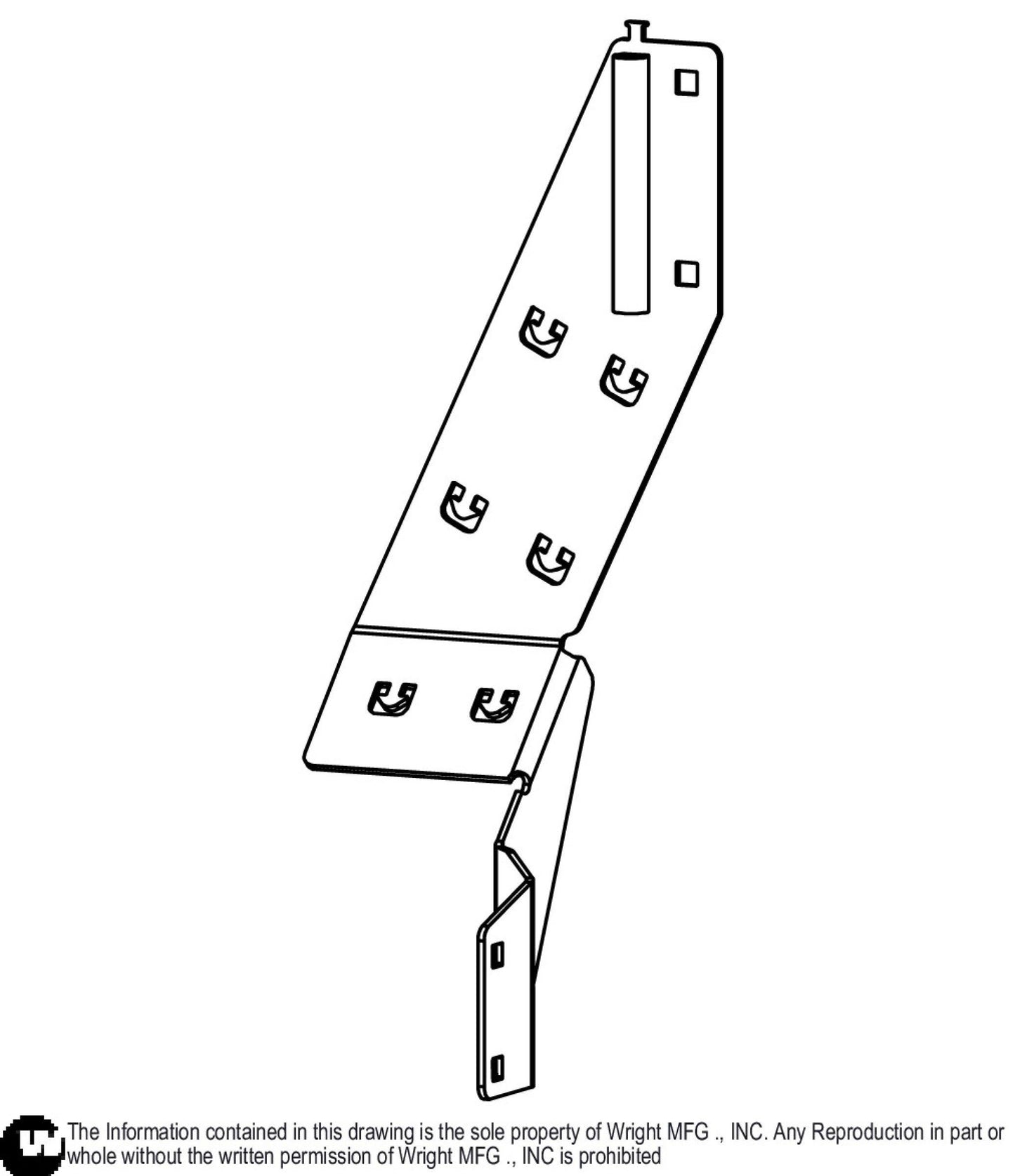 WSZK Robotic Computer Box Brace Weldment 91420035.