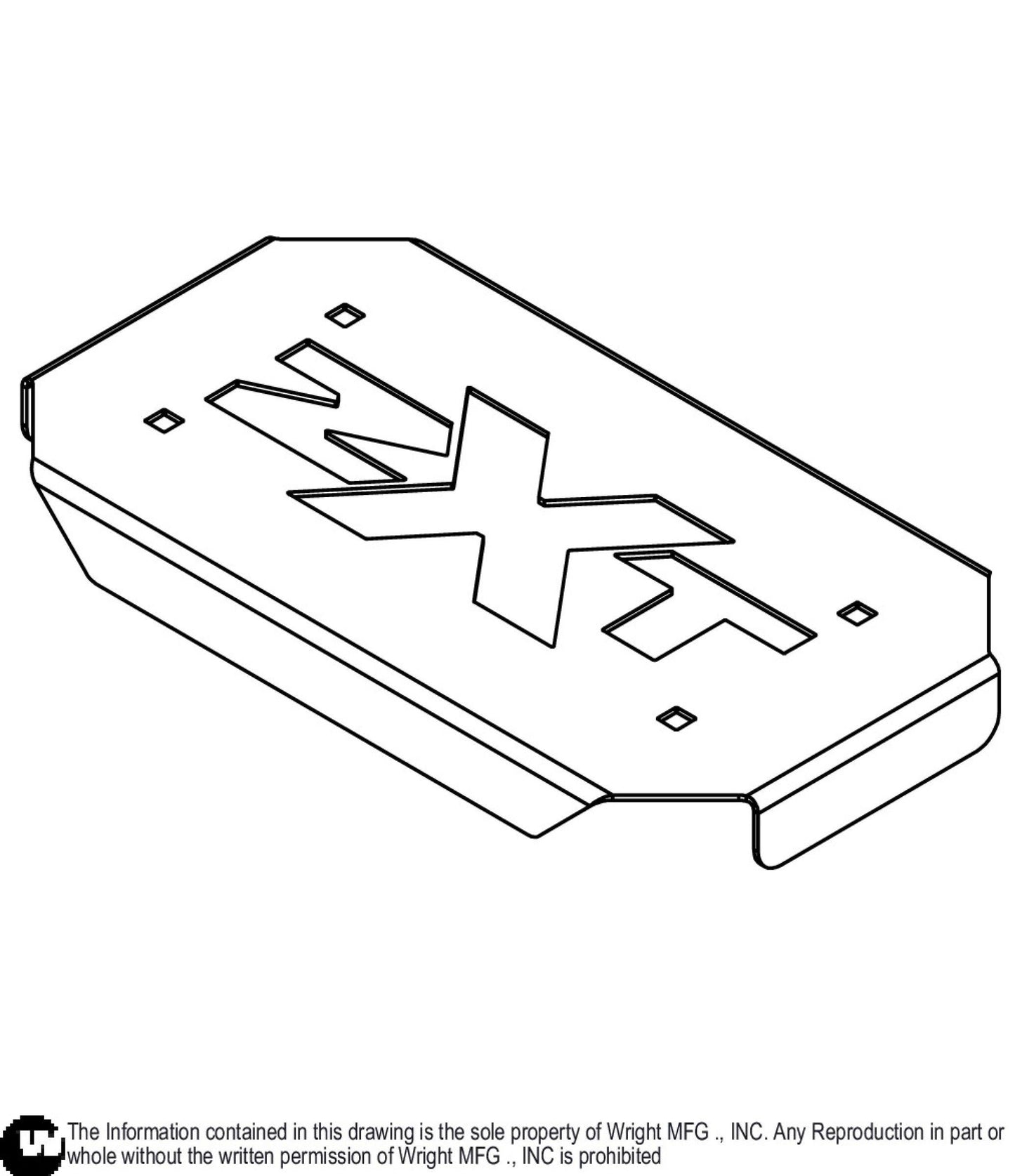 WZXT Air Filter Guard Top Plate 91490046.