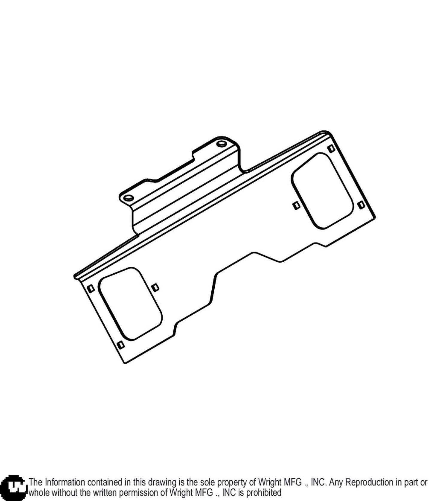 WZXT ROPS Stop Shadow Plate 91490048.