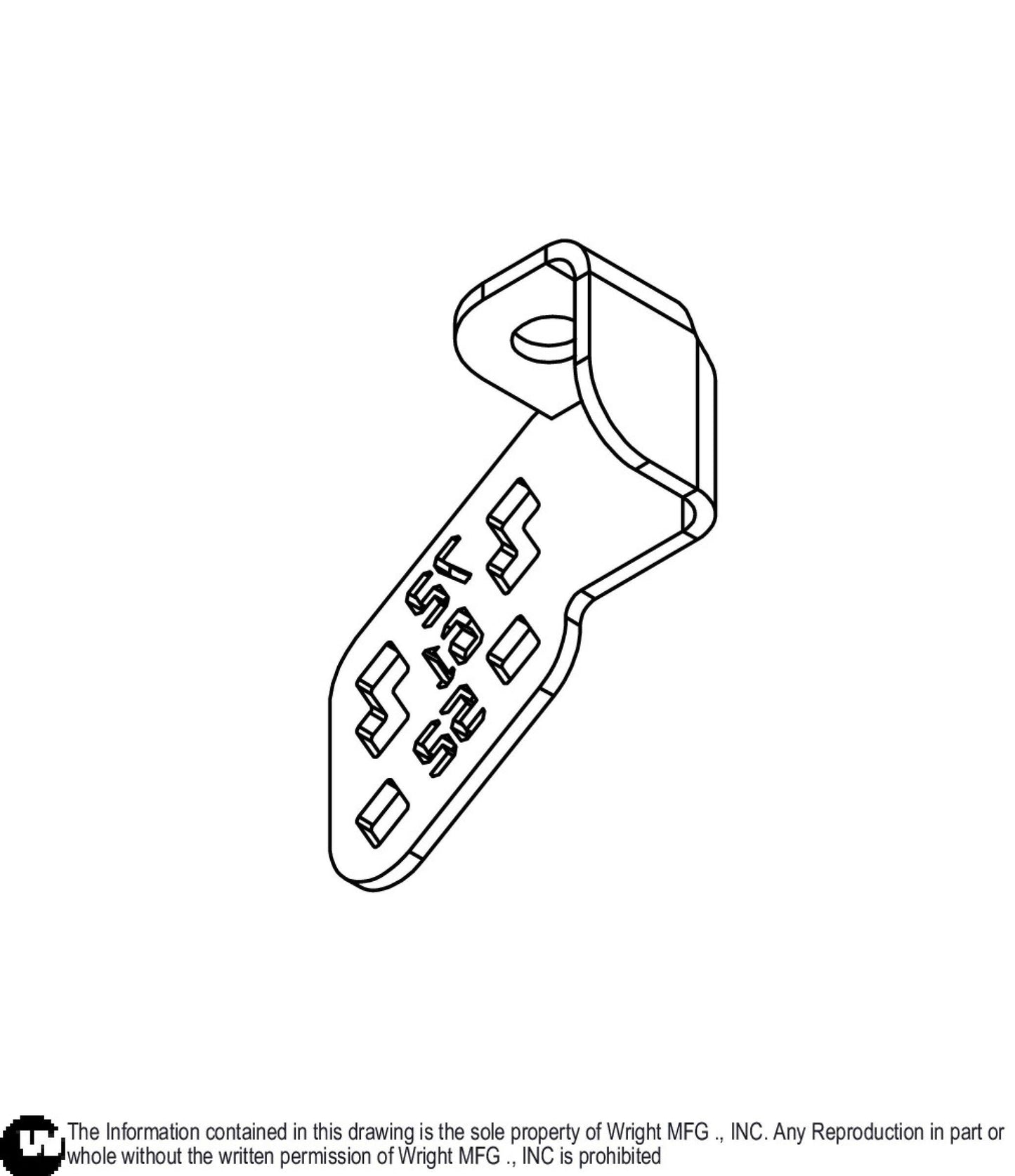 GCS Idler Adjustment Plate 93320009.