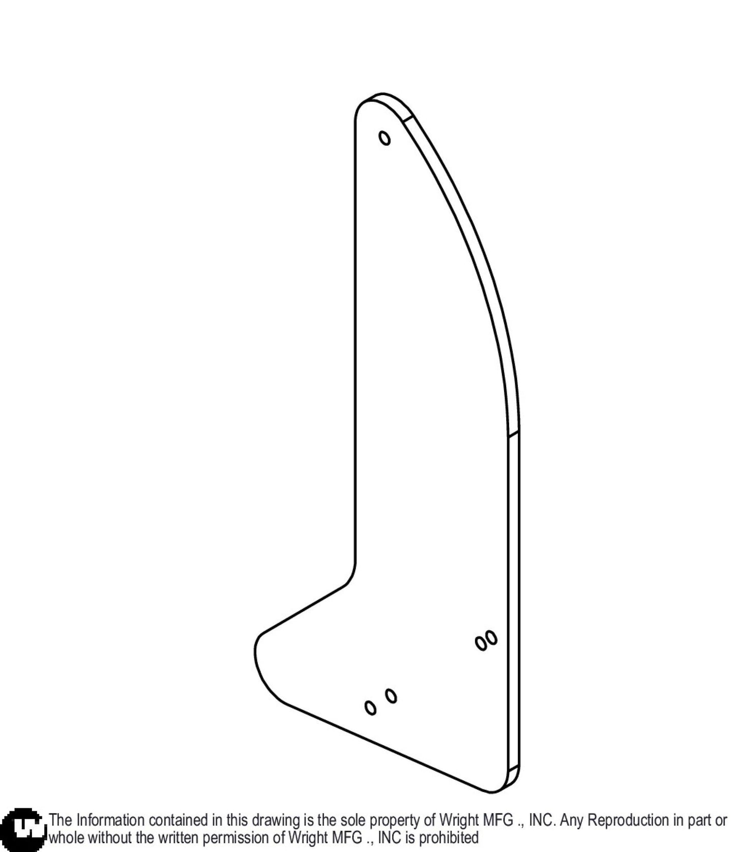 WZXT GCS 3 Bag Deck Weight Plate 93320014.