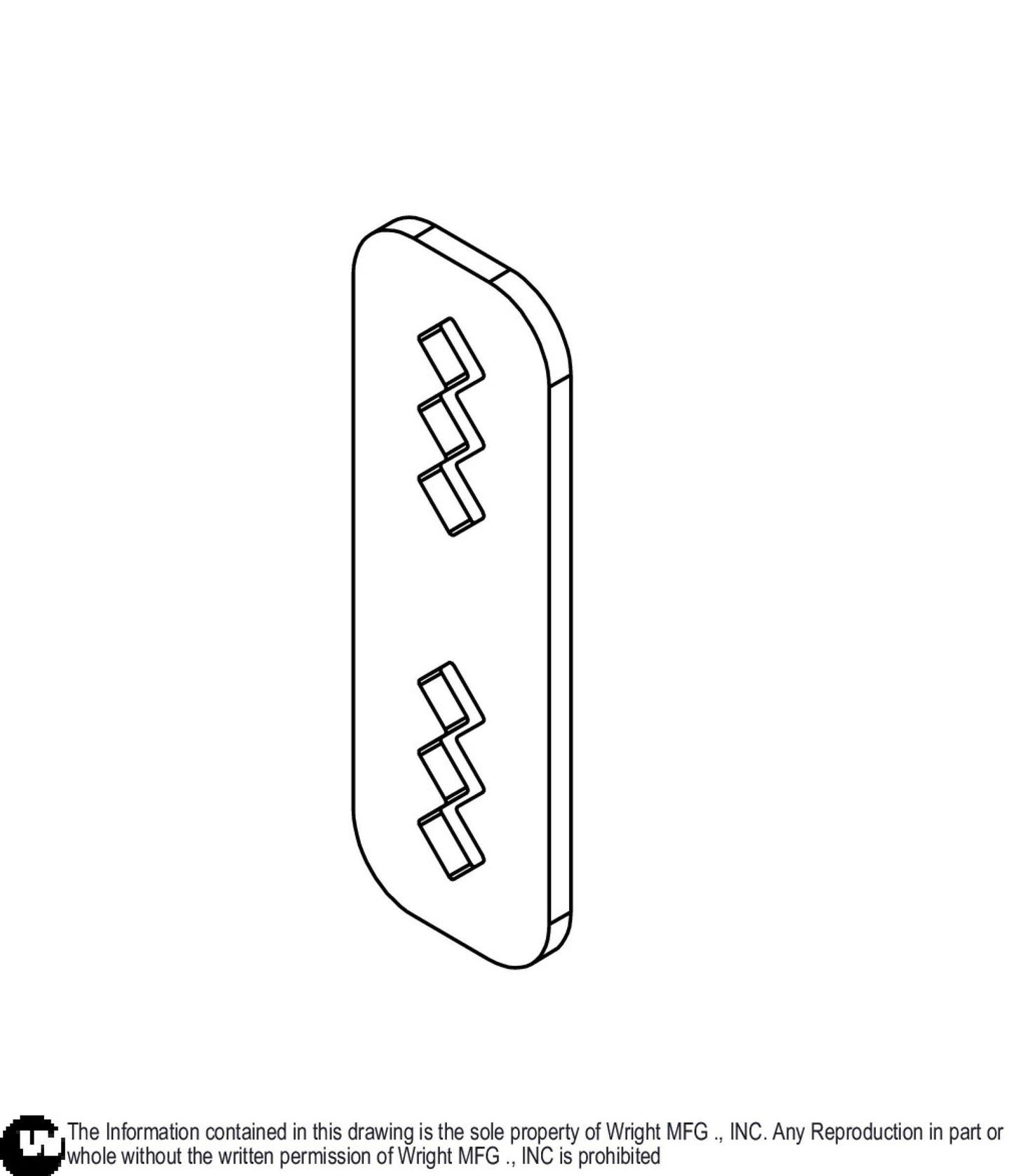 Blower Mount Back Plate 93320018.