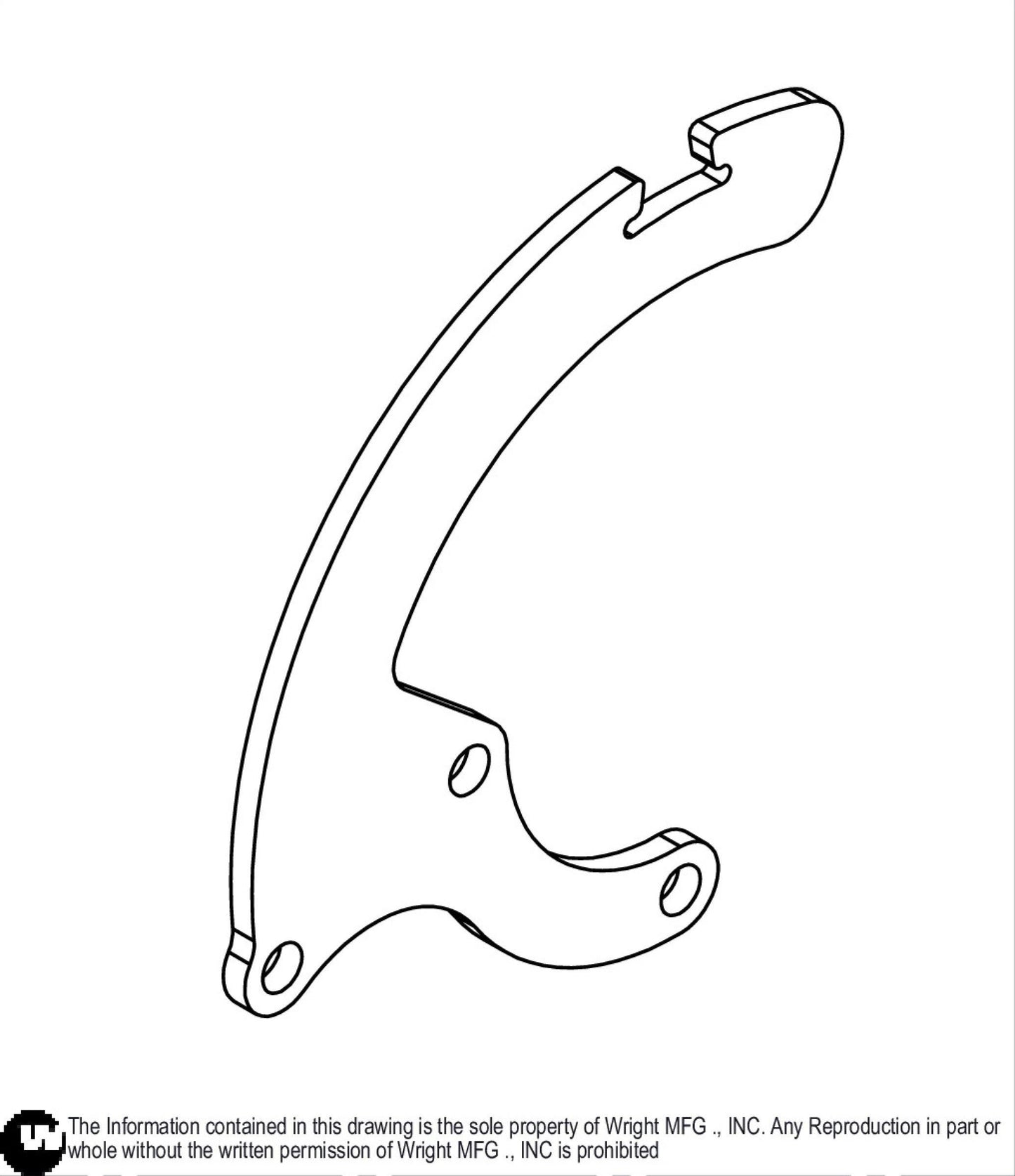 Right WVK Pump Control Lever 93410074.