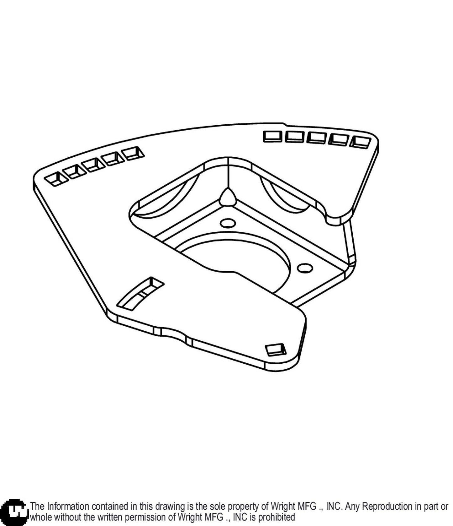 LH 32-42 WS Wheel Motor Support 93410101.