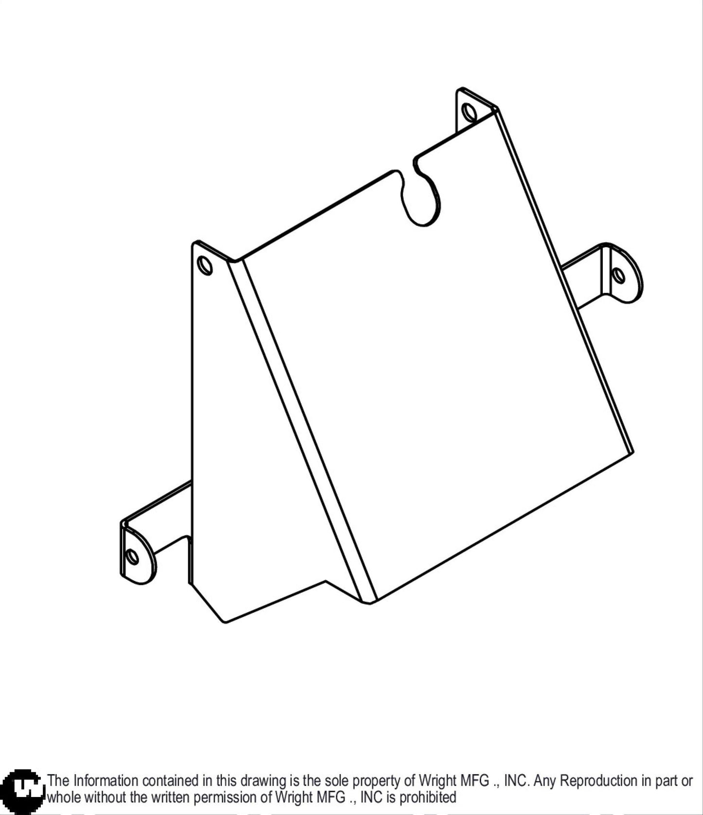 32-42 WS Hydro Oil Cooler Shield 93410104.