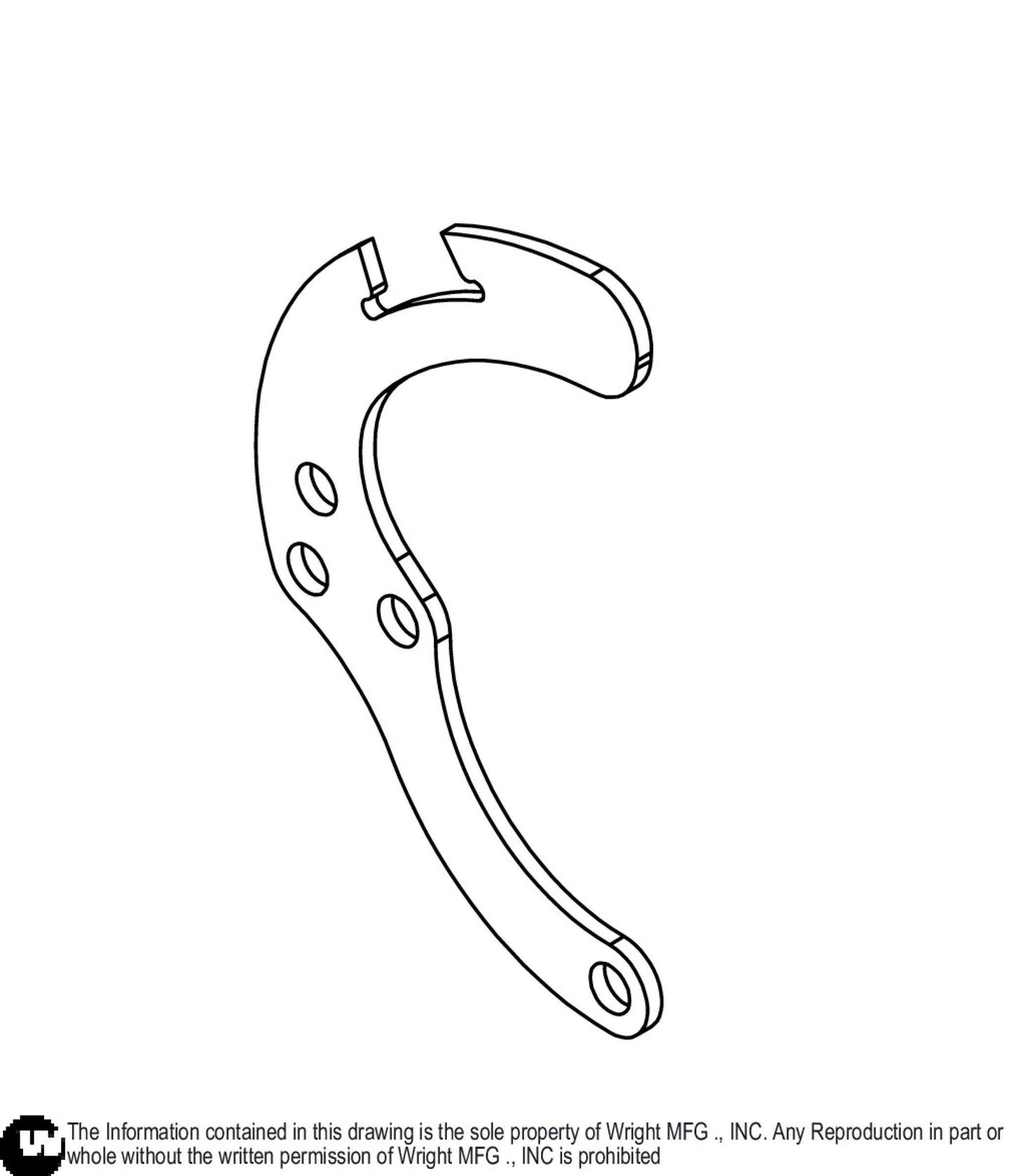 RH WSES Pump Control Lever Actuator 93410119.