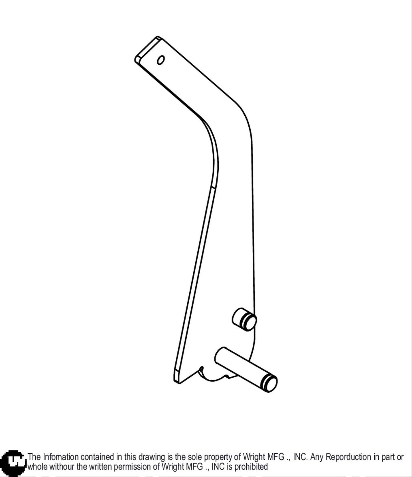 WV Brake Handle Weldment 93410145.
