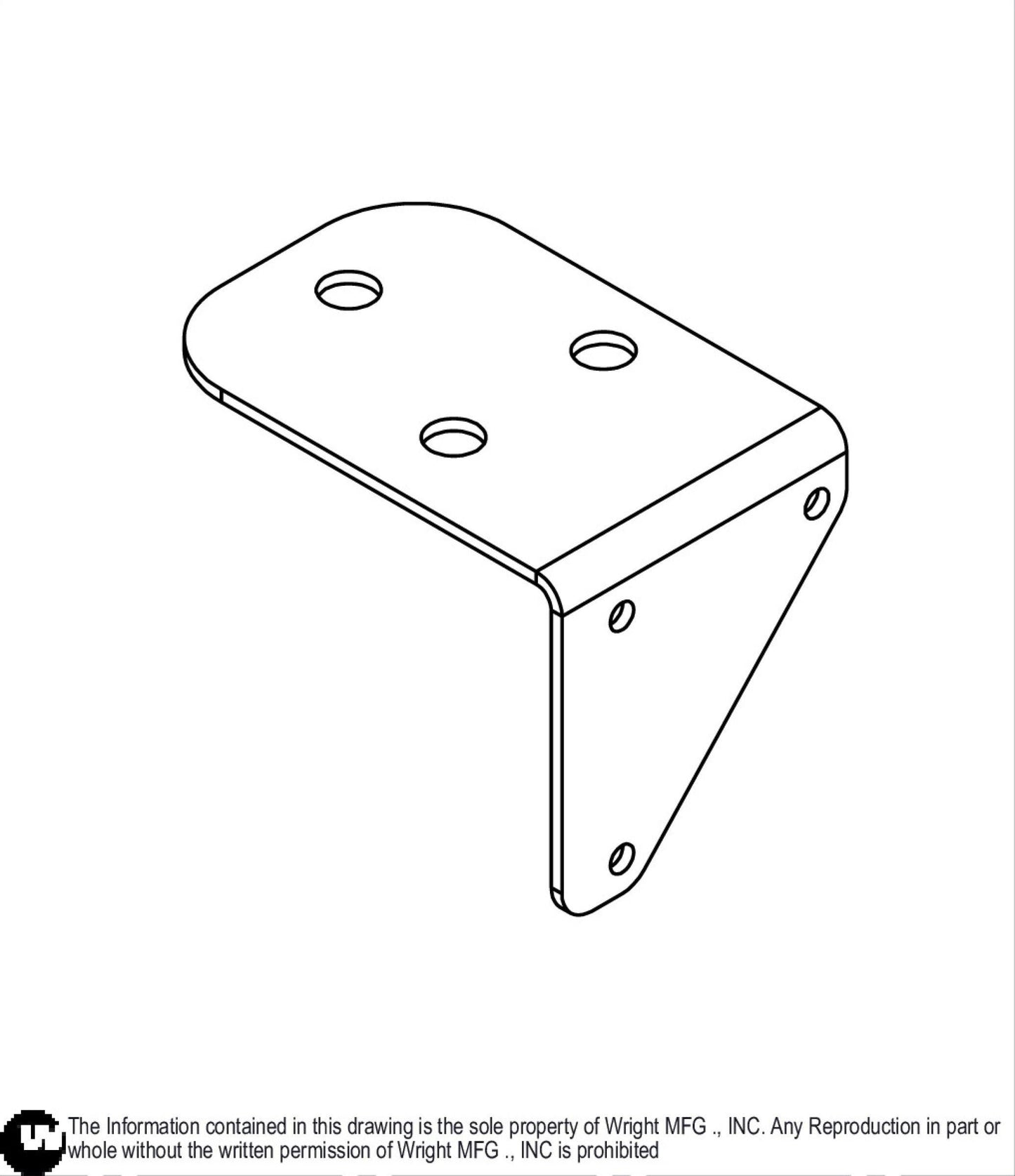 Left WZ Fuel Tank Support Weldment 93410170.