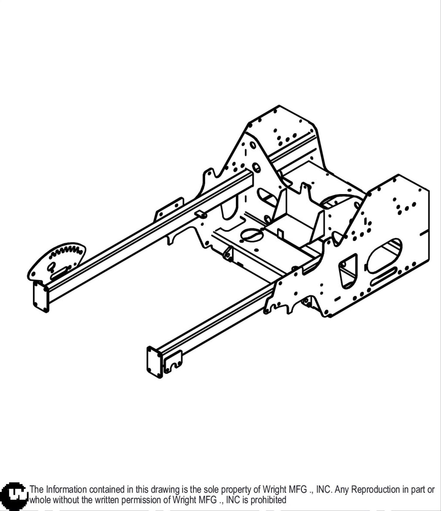 WZ Tractor Frame Weldment 93410173.