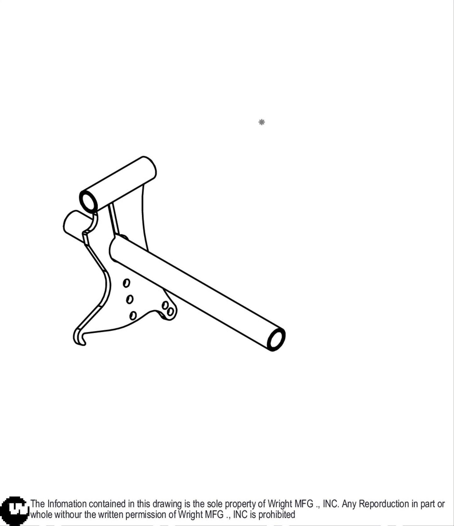 RH WZ Motion Control Pivot Weldment 93410180.