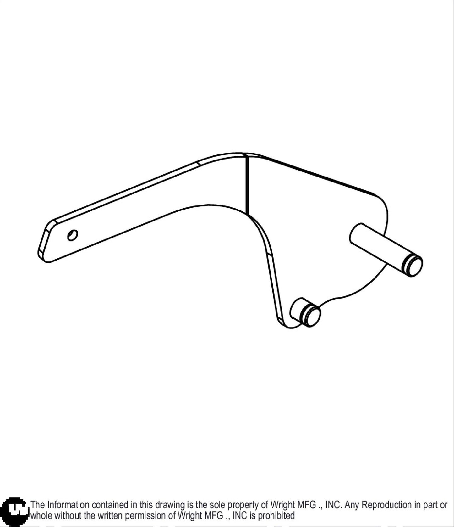 WZ Rev.1 Brake Handle Weldment 93410188.
