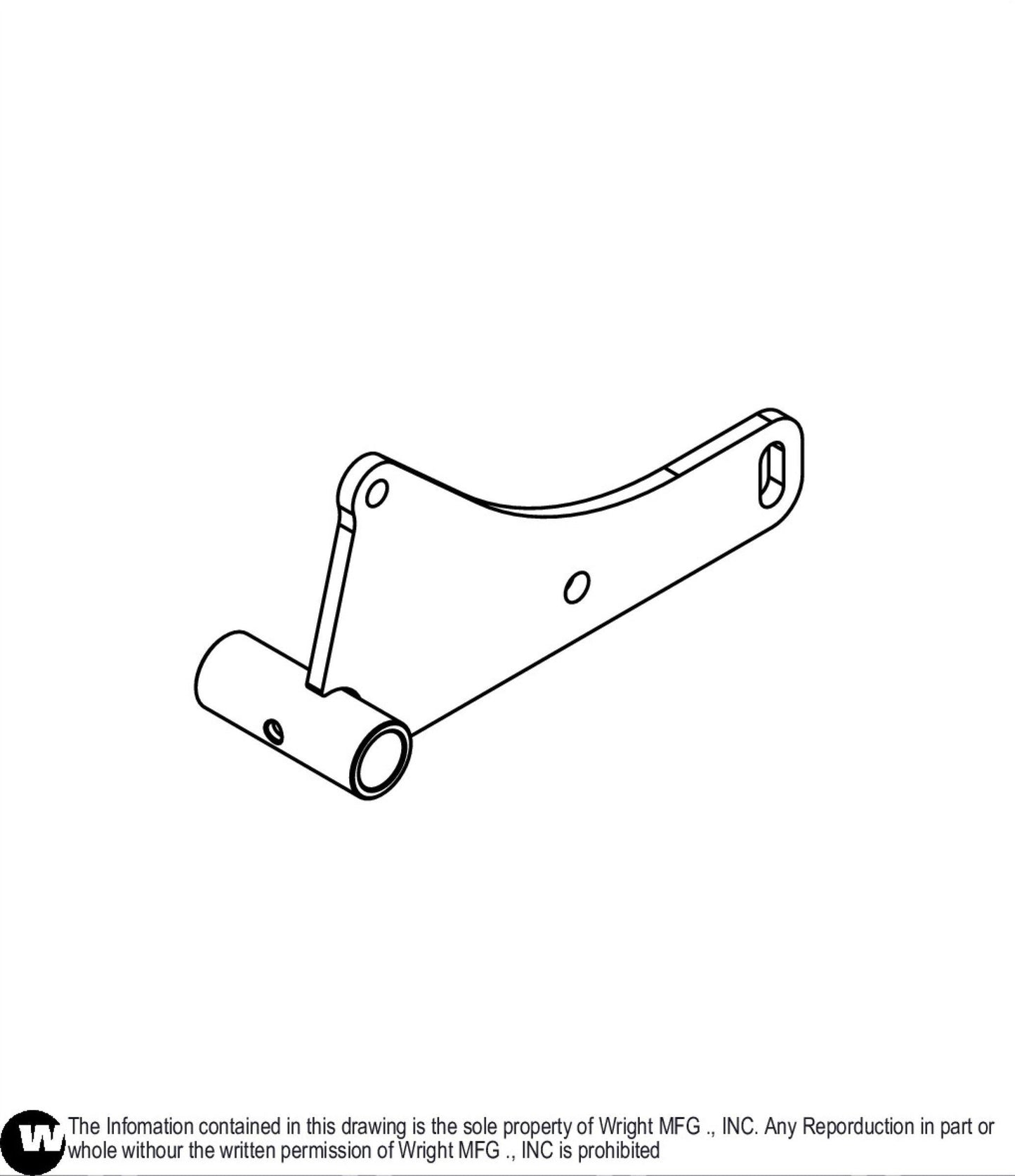 LH Drive Wheel Bell Crank Arm 93410198.