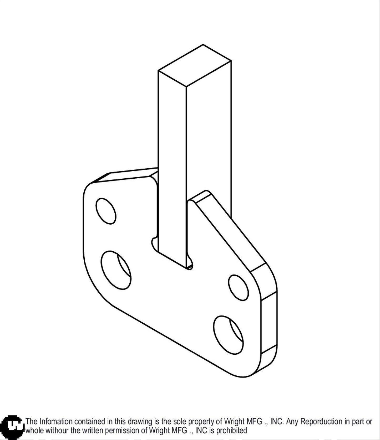 WSES Clutch Stop Weldment 93410207.