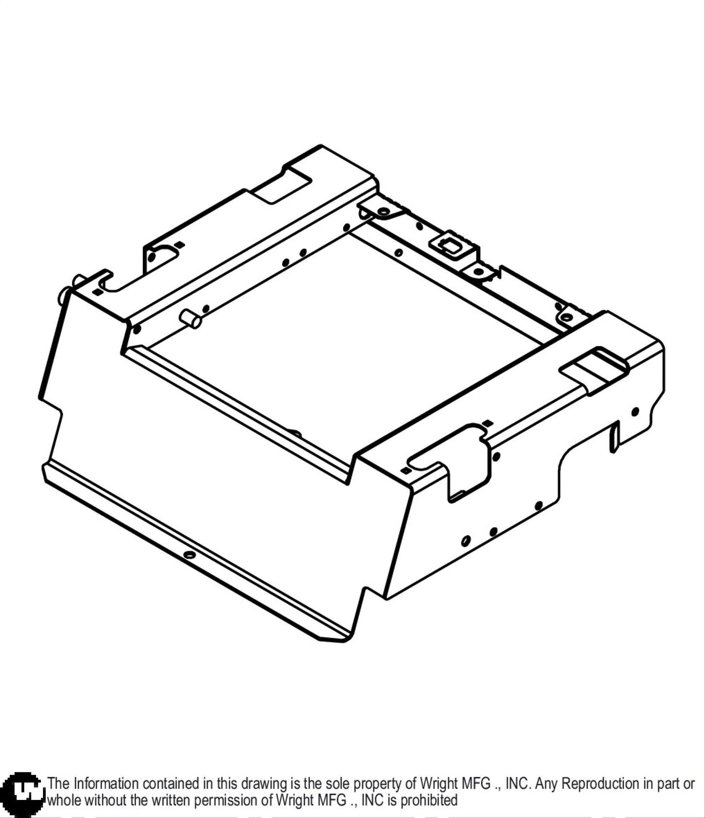 WZ Seat Frame Weldment 93410210.