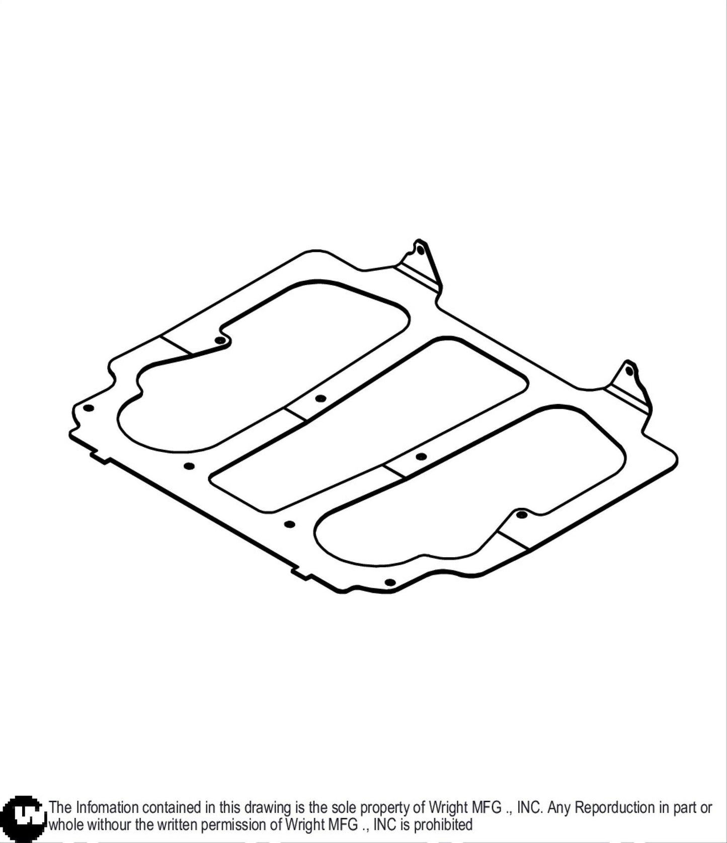 WZ Rear Discharge Pump Drive Guard 93410268.