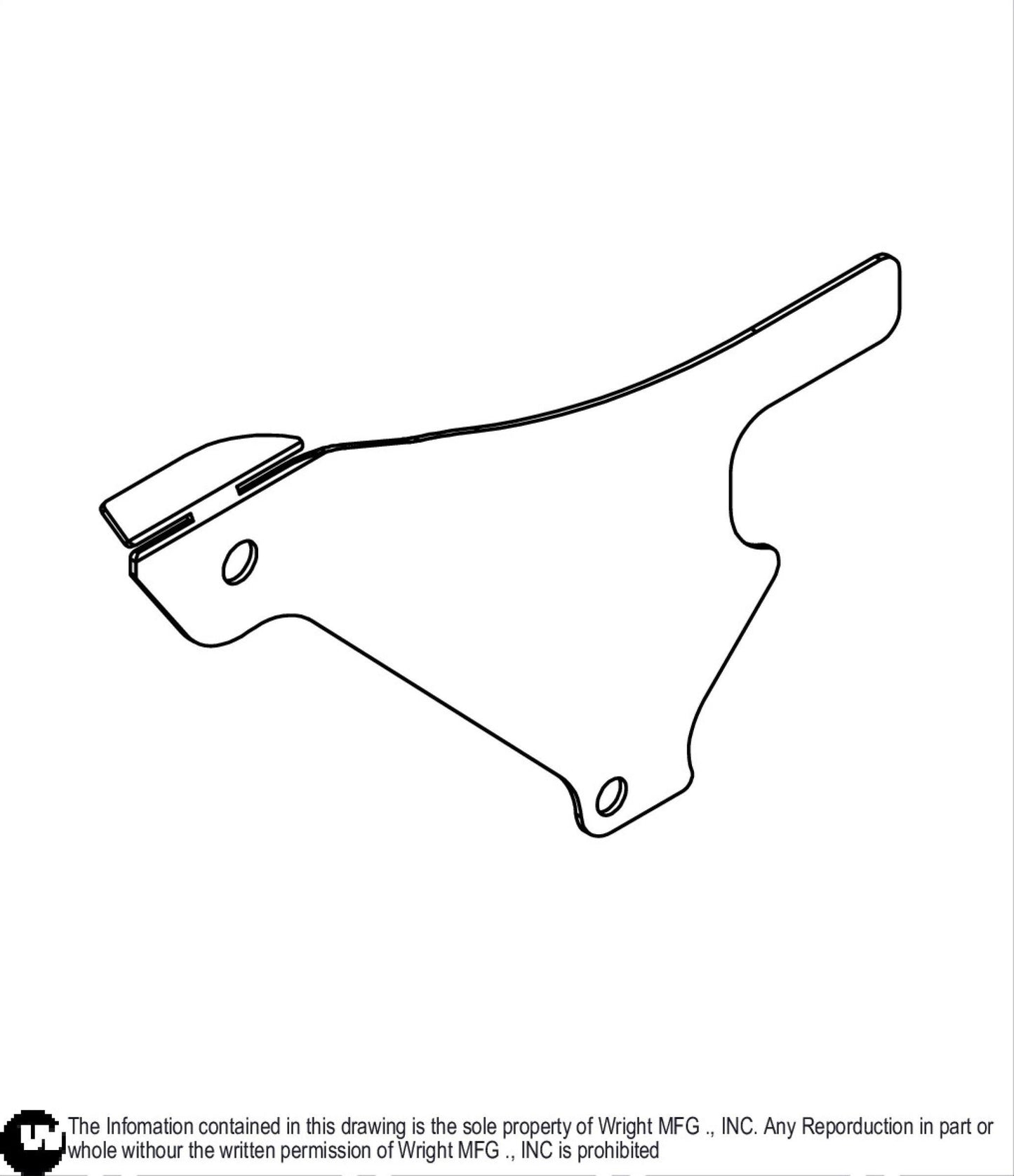 Front Left Block Off Plate 93410272.