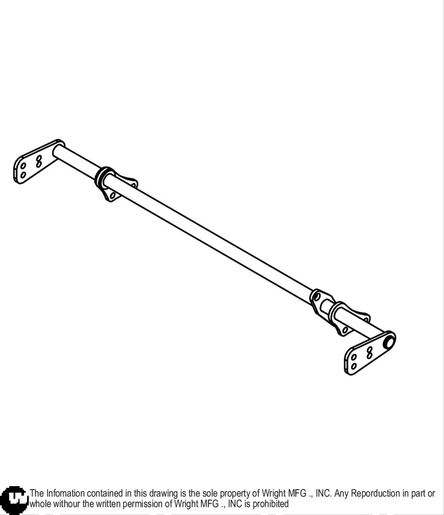 61 WST Brake Bar Weldment 93410290.