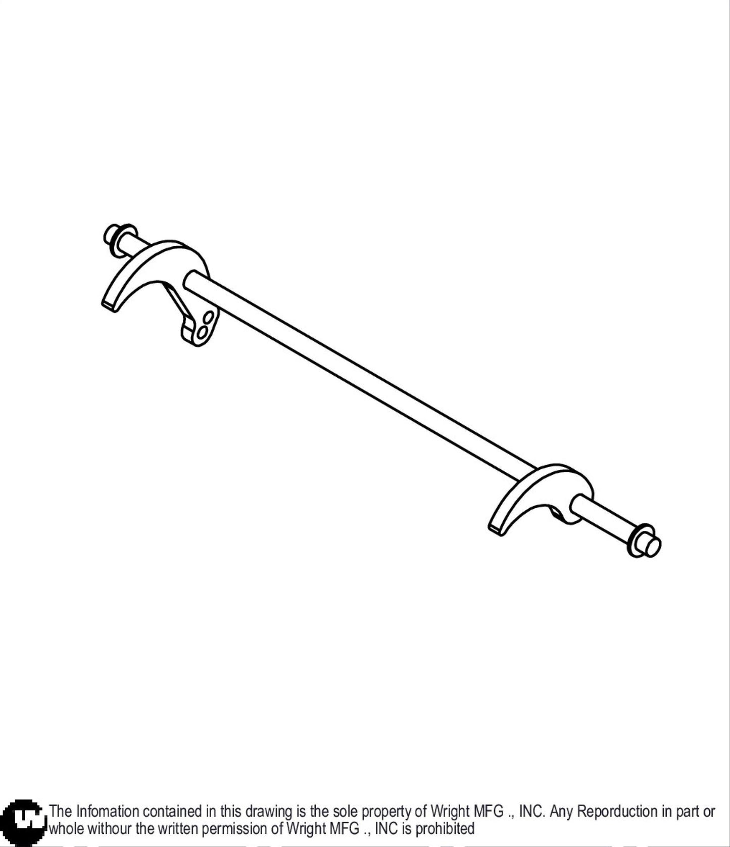 WVP Speed Control Cam Shaft Weldment 93410297.